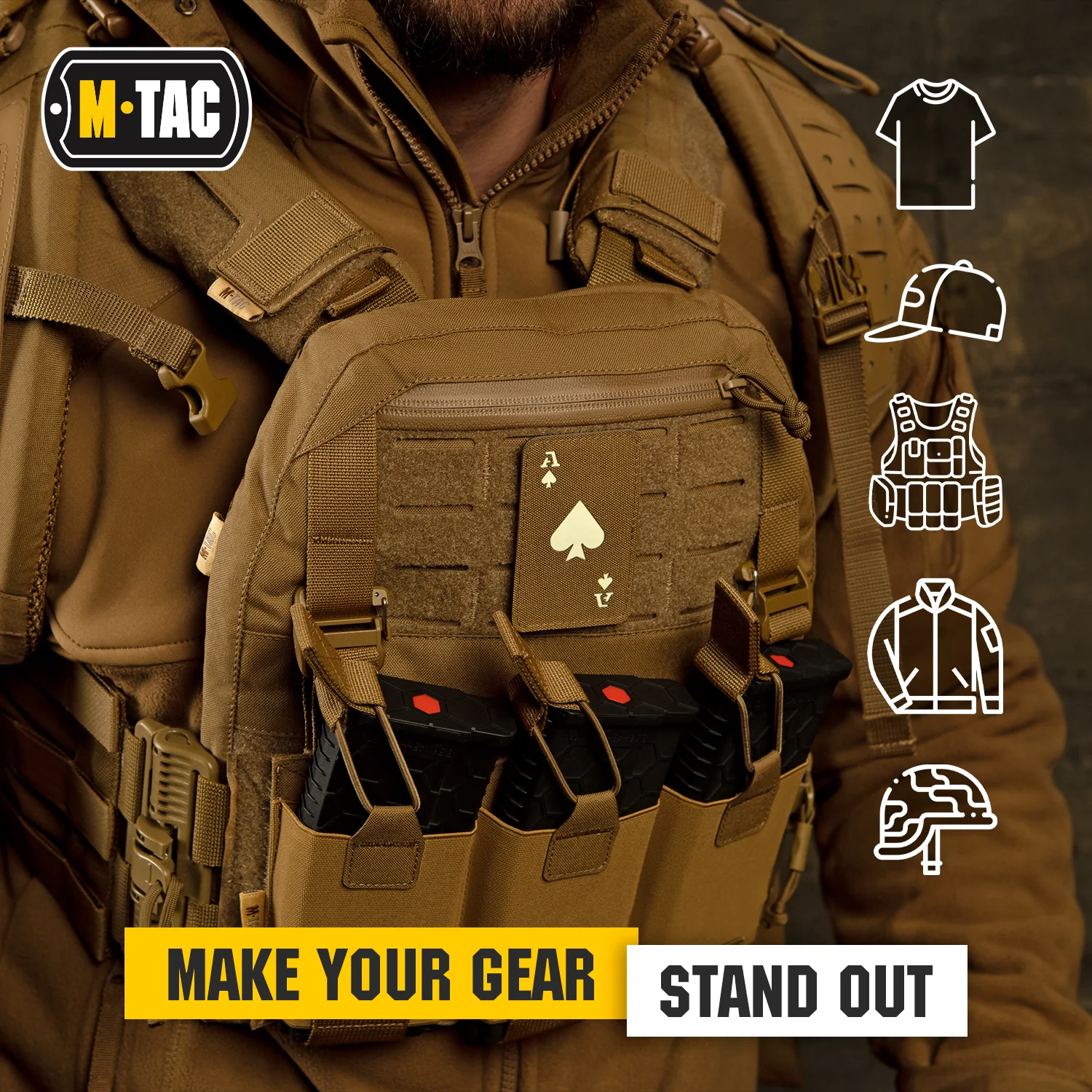 M-Tac patch Ace of Spades Laser Cut - Image 16