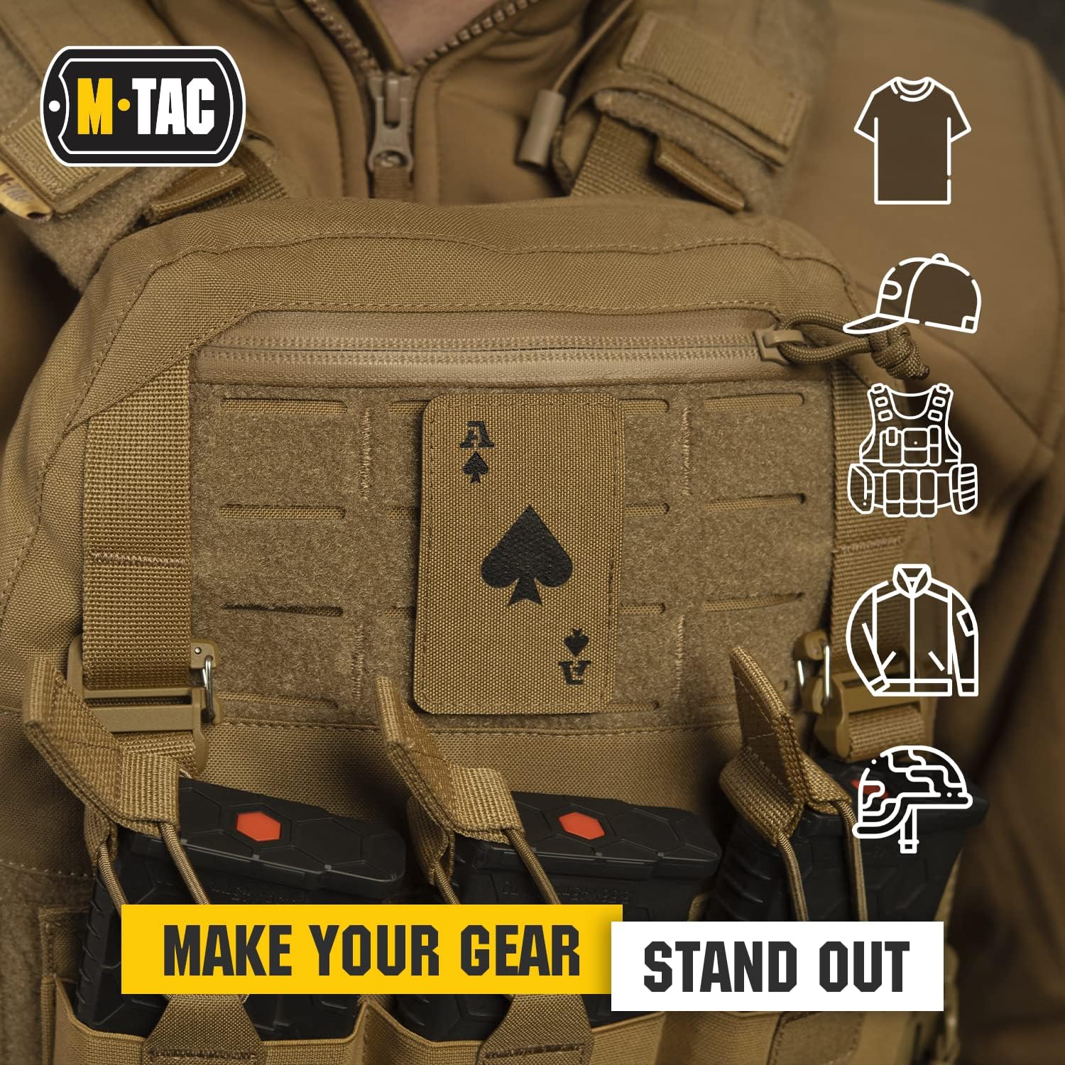 M-Tac patch Ace of Spades Laser Cut - Image 27