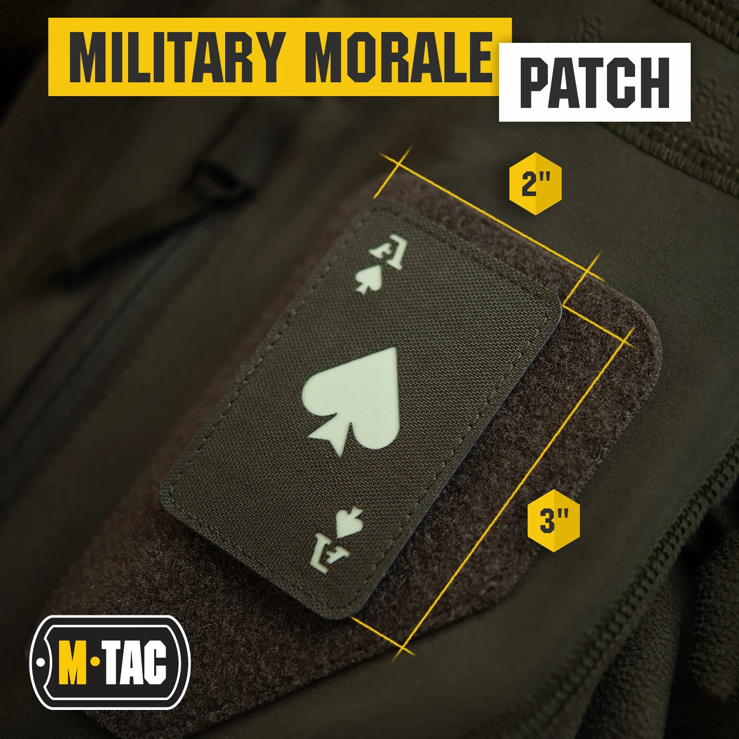 M-Tac patch Ace of Spades Laser Cut - Image 8