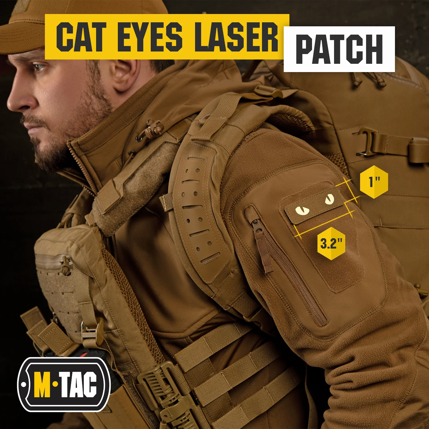 M-Tac Patch Cat Eyes Laser Cut - Image 14