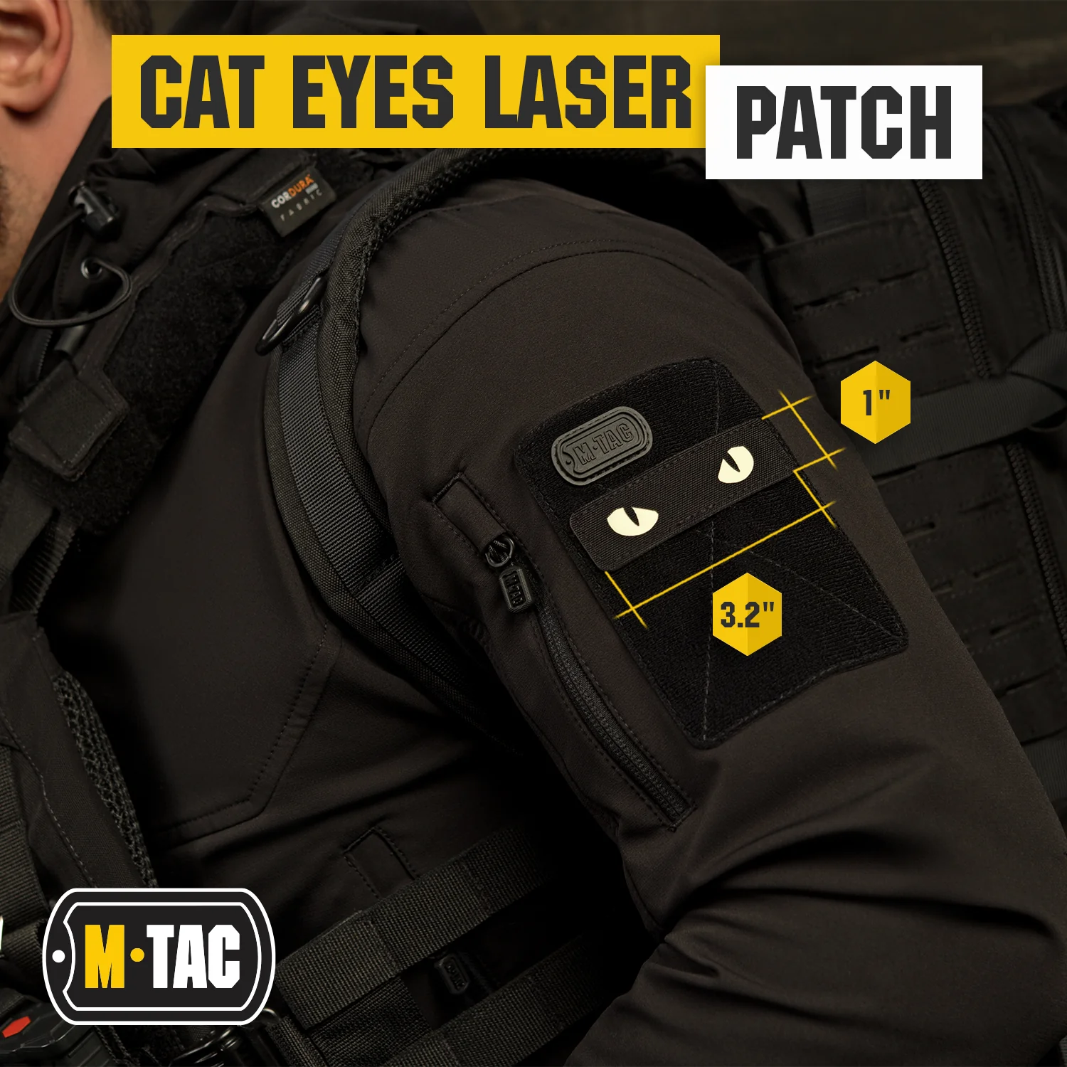 M-Tac Patch Cat Eyes Laser Cut - Image 2