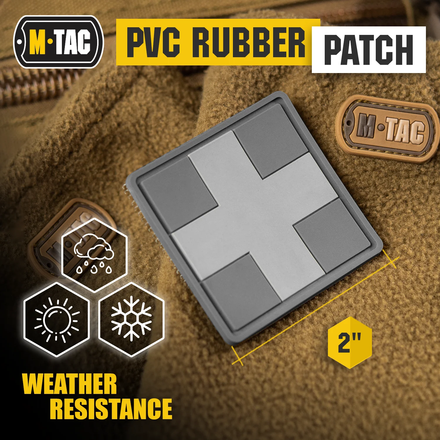 M-Tac patch Medic Cross Square PVC - Image 18