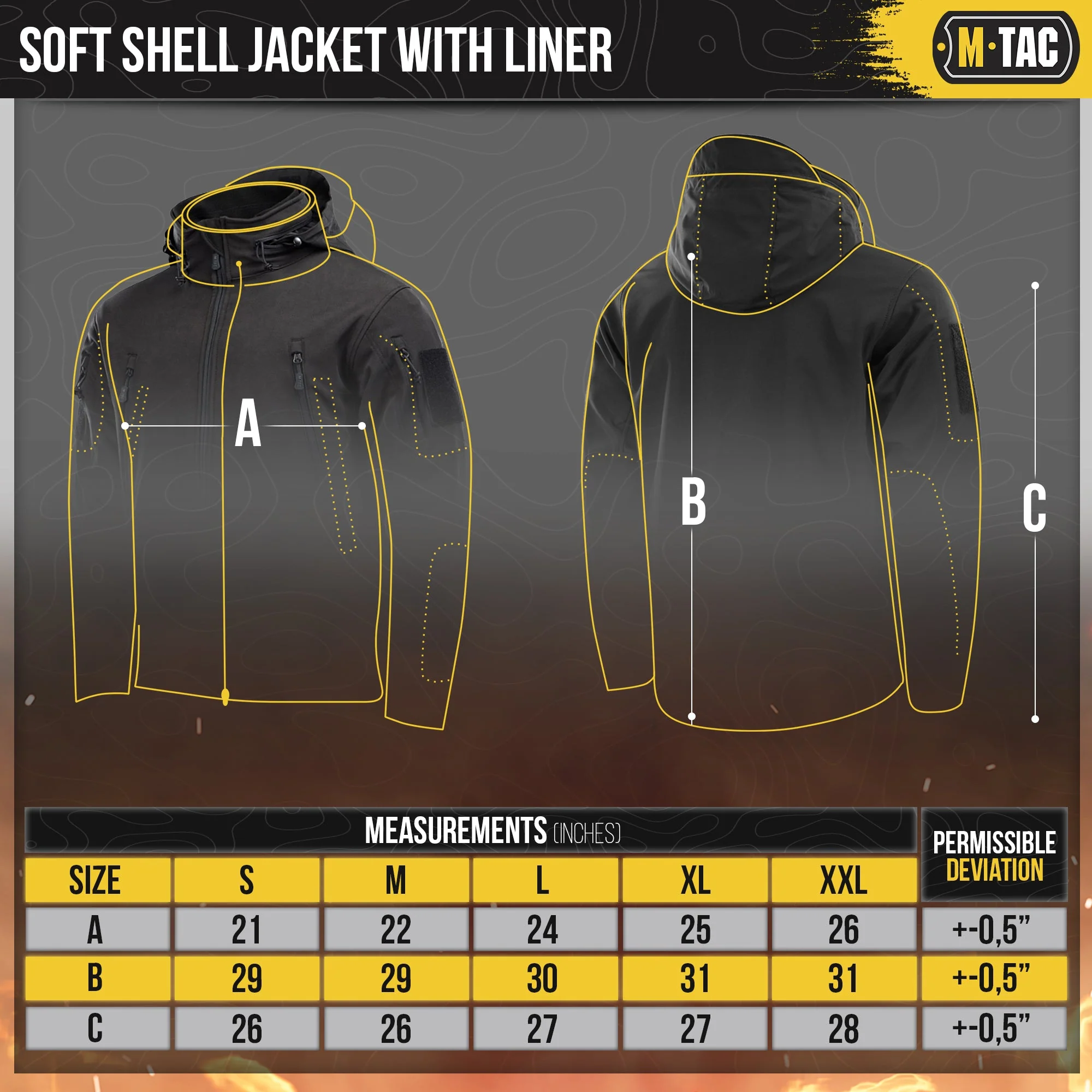 M‑Tac Softshell Tactical Jacket with Fleece Liner - Image 36