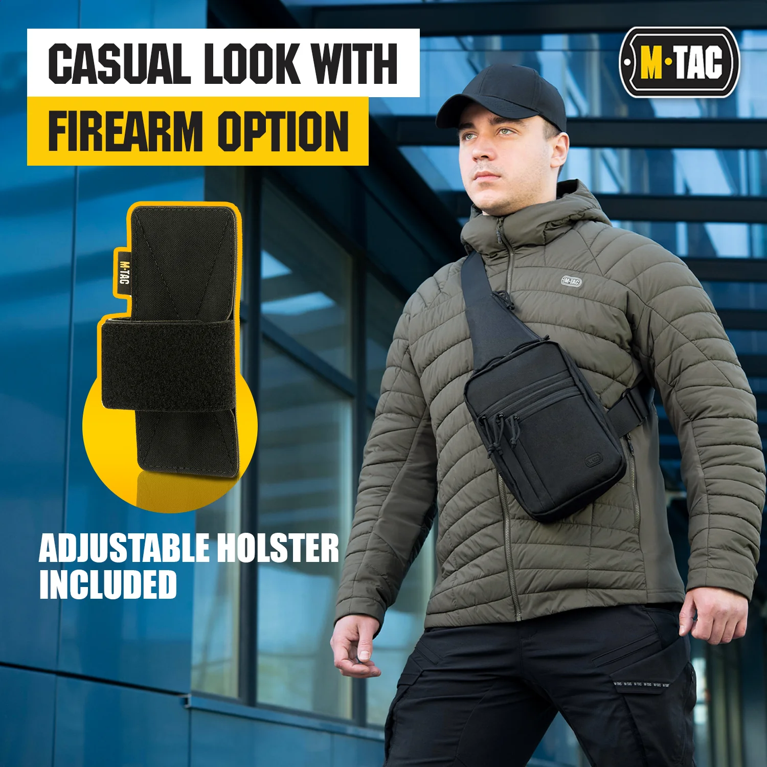 M-Tac Tactical Bag Shoulder Chest Pack with Sling - Image 2