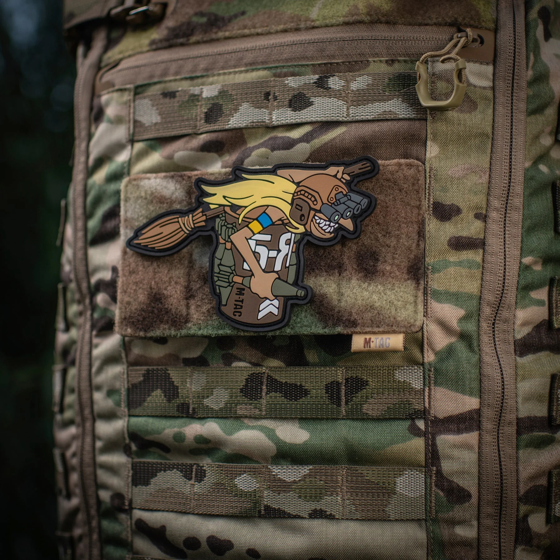 M-Tac Tactical Morale Patches Hook and Loop Display Board Molle 6.5 x 3.5 inches - Image 5