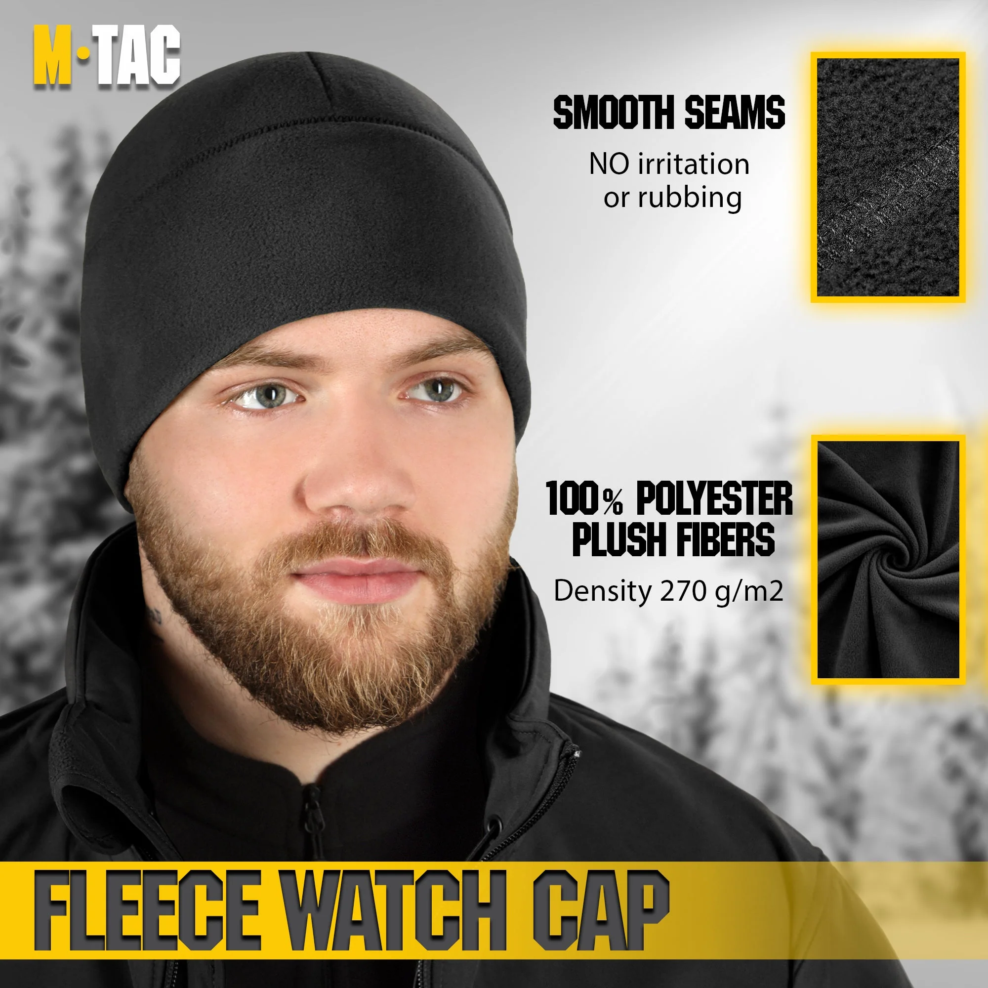 M-Tac Watch Cap Fleece with Slimtex (320 g/m2) - Image 4