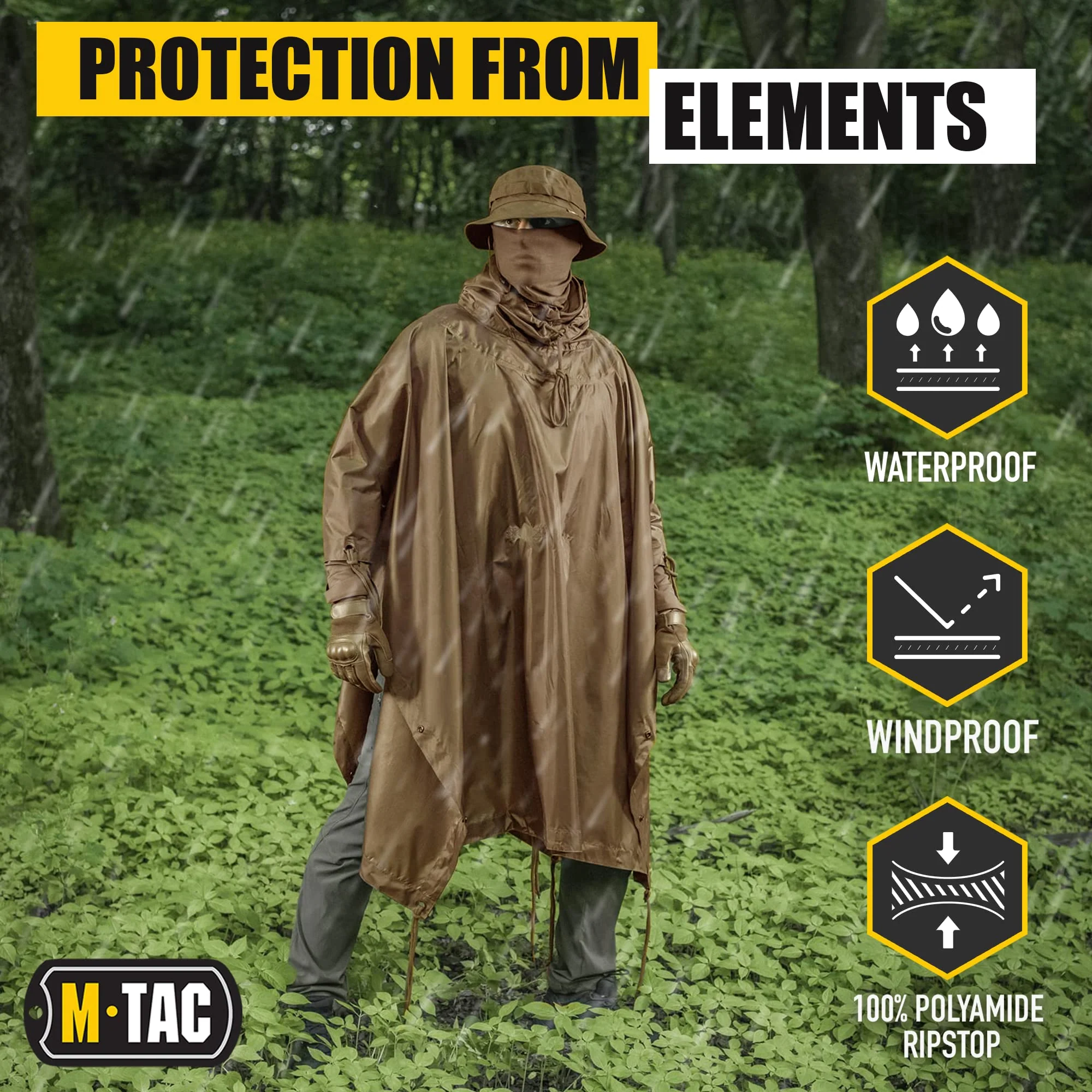 M-Tac Waterproof Poncho - Image 14