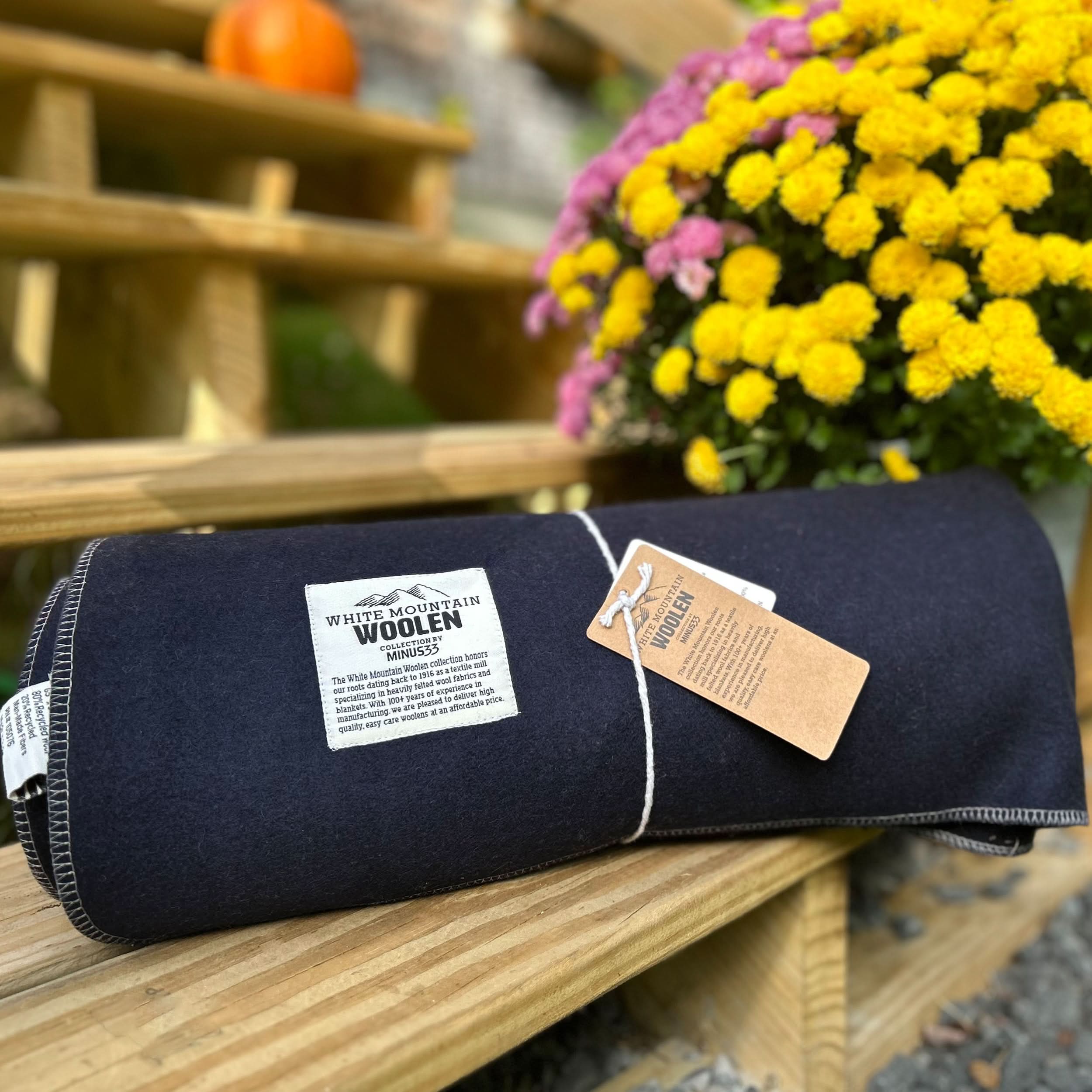 Wool Lodge Blanket - White Mountain Woolen - Image 2