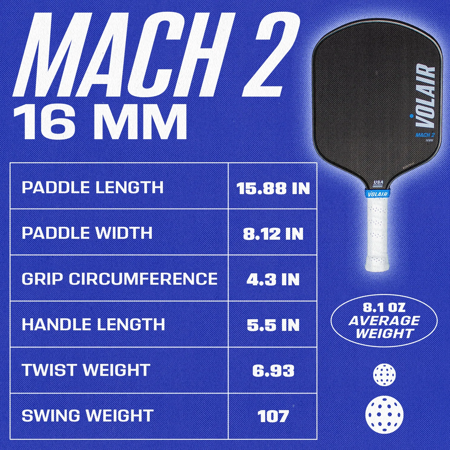 Mach 2 Pickleball Paddle - Image 7