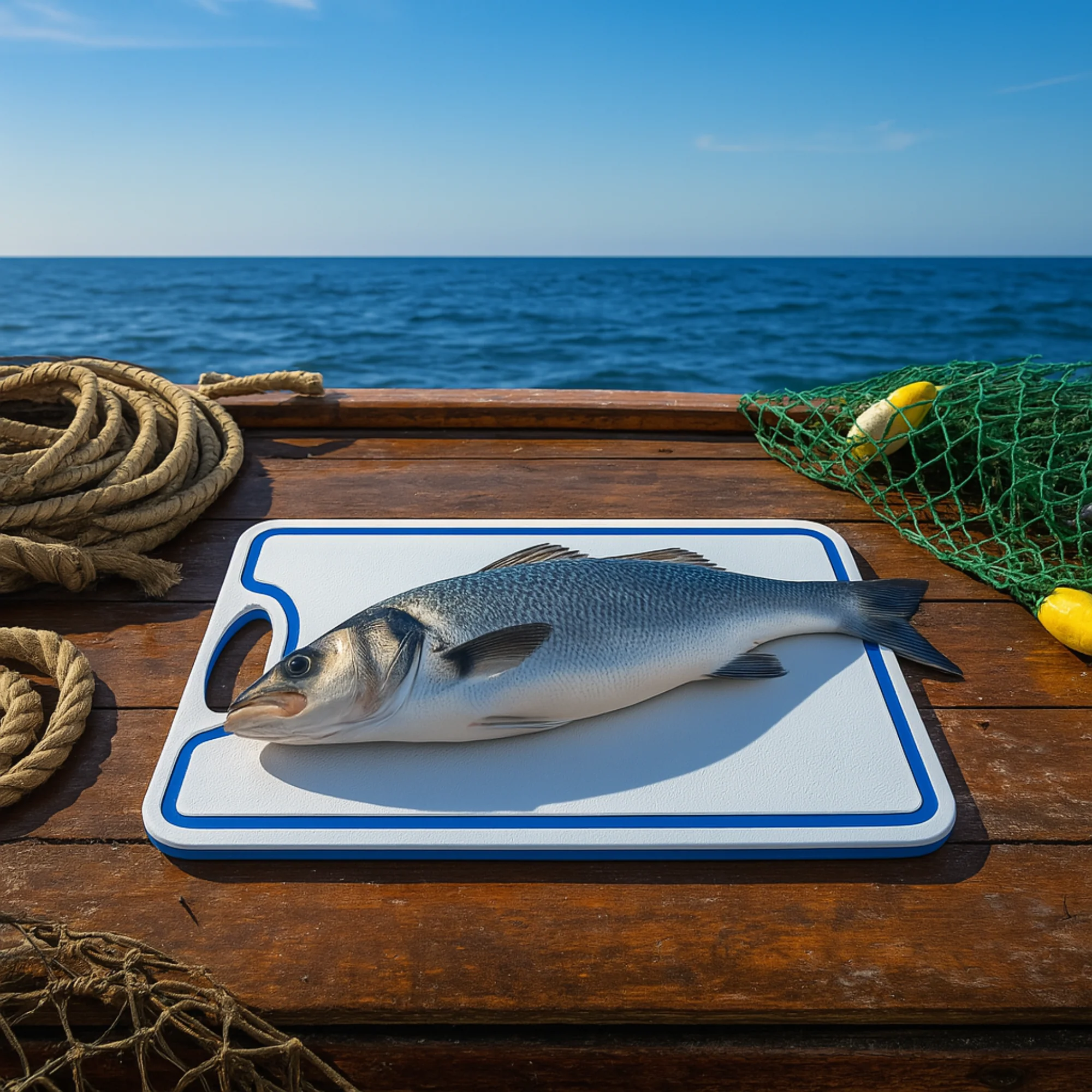 Made in the USA | Premium Cutting Board | Textured 1/2 inch HDPE UV Protected | Non-Skid or Mark Rubber Feet | Great for Boats & any Counter-top - Image 12