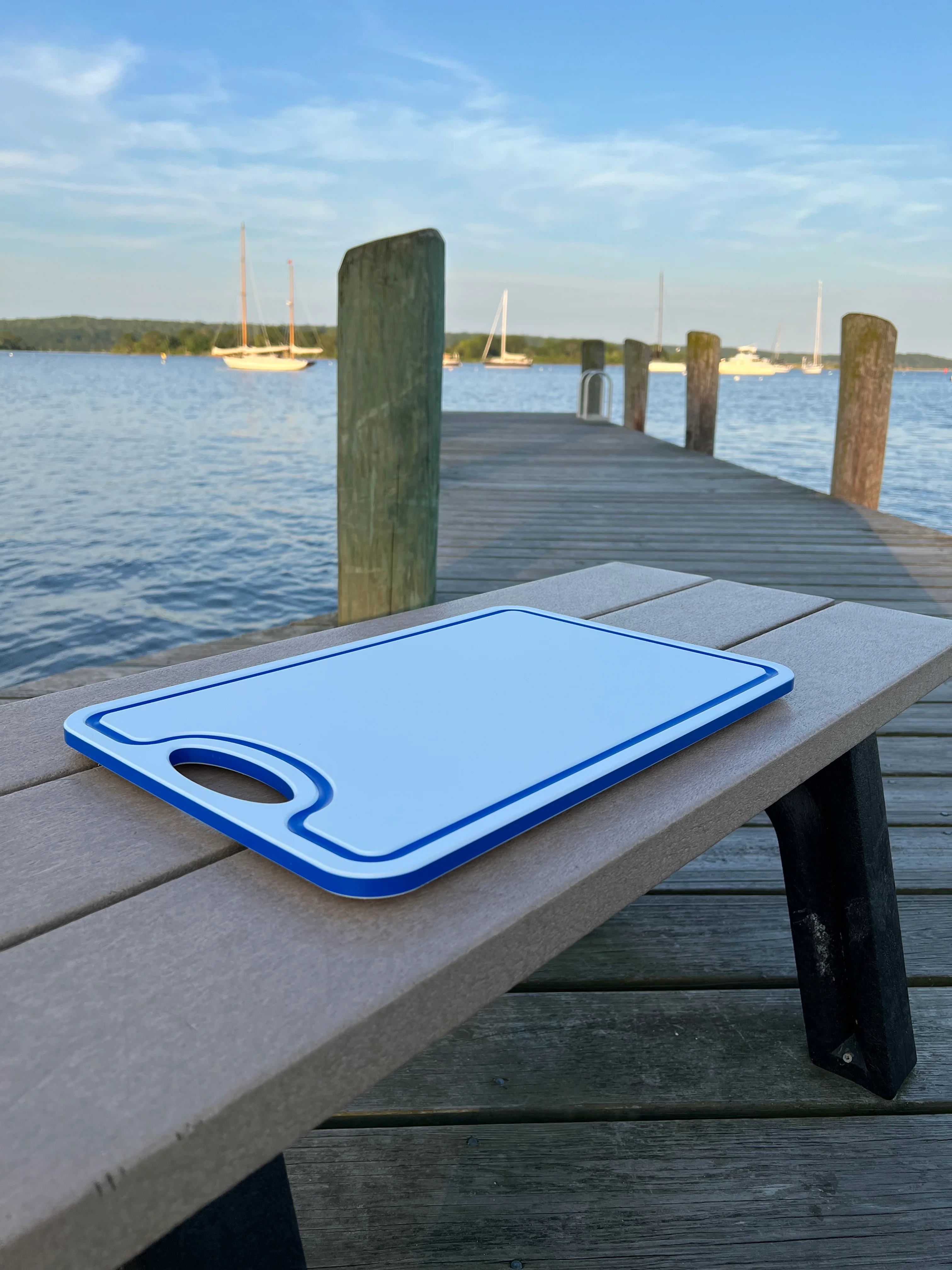 Made in the USA | Premium Cutting Board | Textured 1/2 inch HDPE UV Protected | Non-Skid or Mark Rubber Feet | Great for Boats & any Counter-top - Image 26