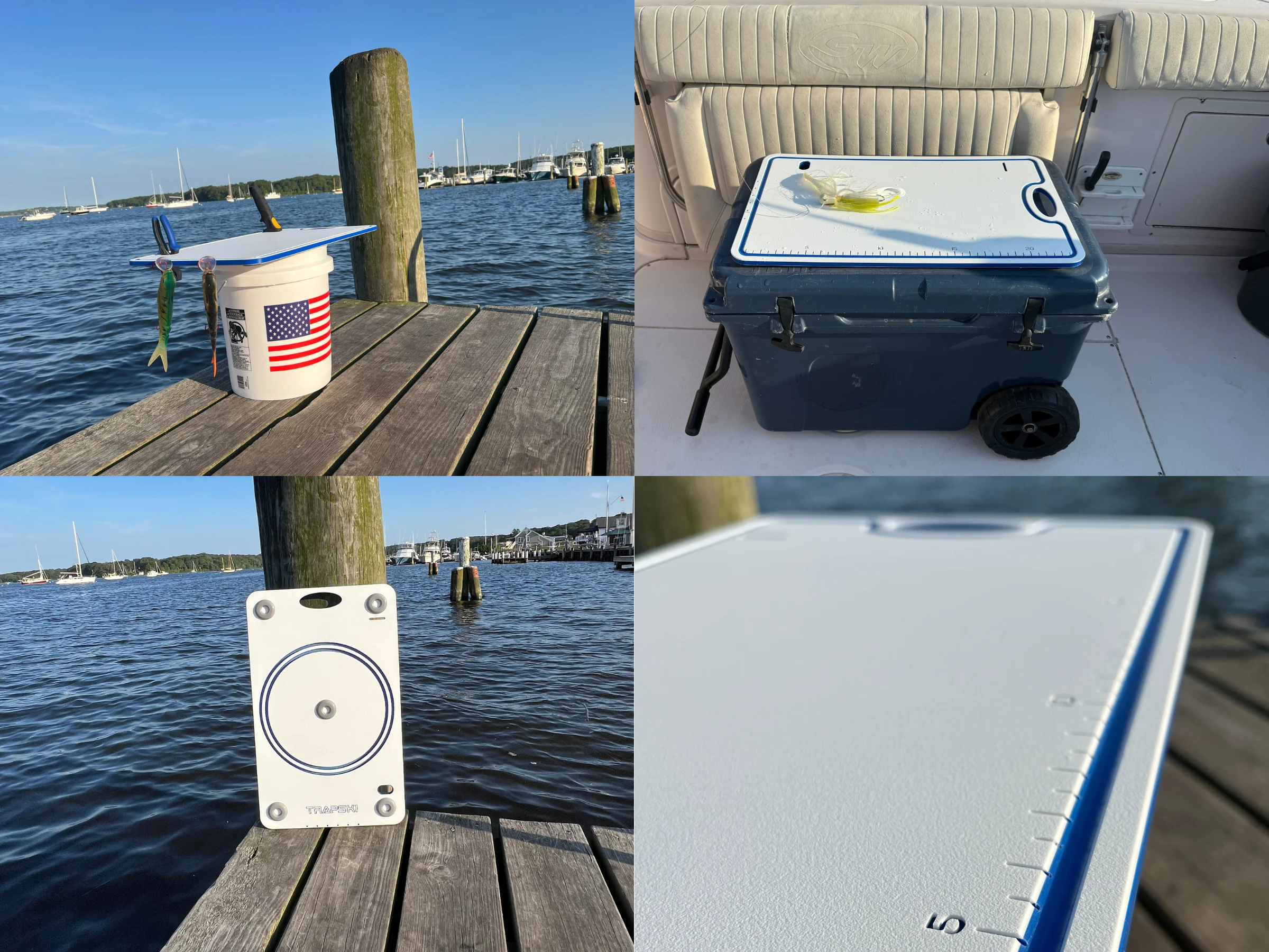 Made in the USA | Premium Bucket or Cooler Fishing Cutting Board - Image 43