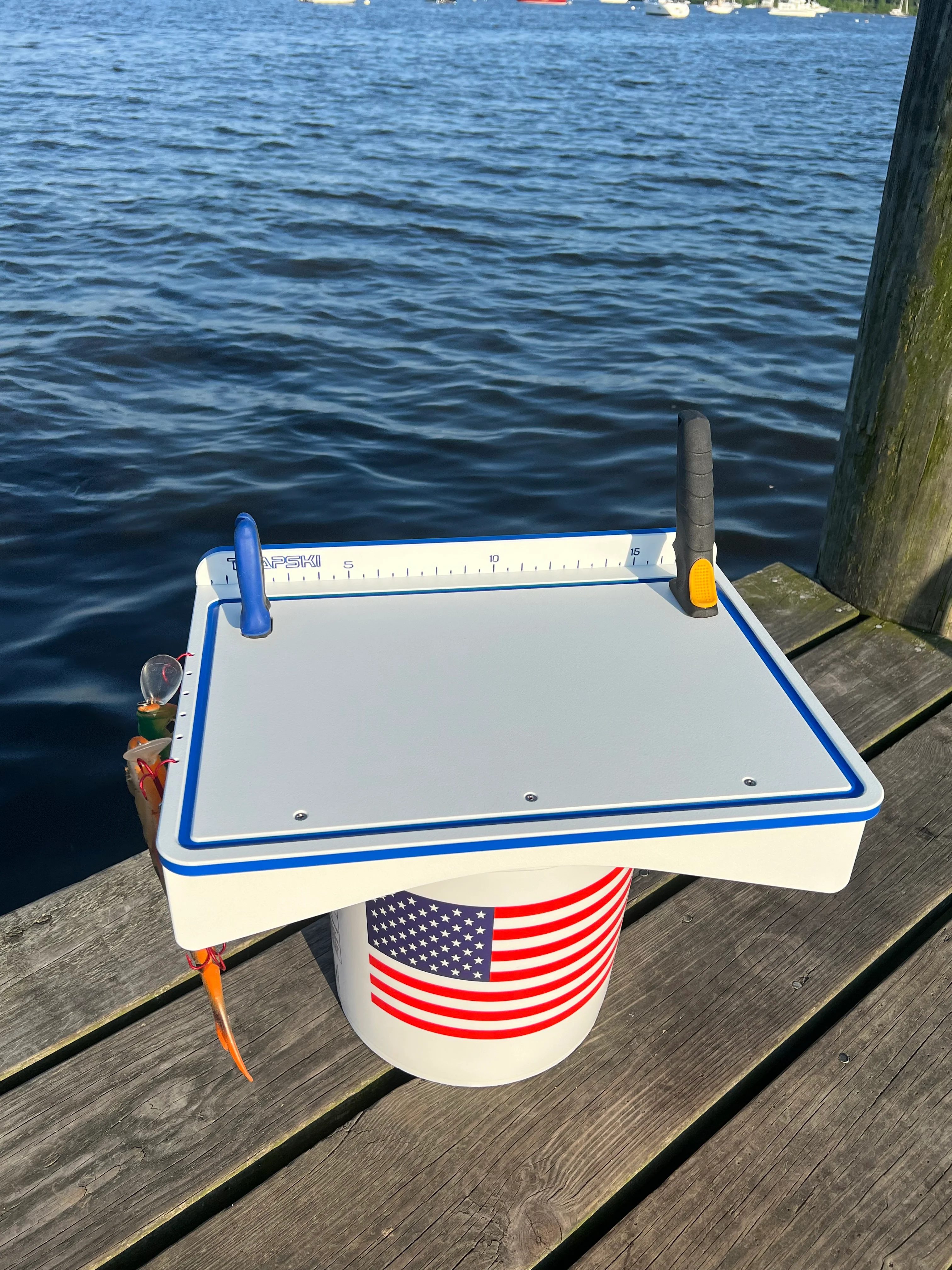 Made in the USA | Premium Single Bucket Raised 18" Fillet Table and Cutting Board - Image 24