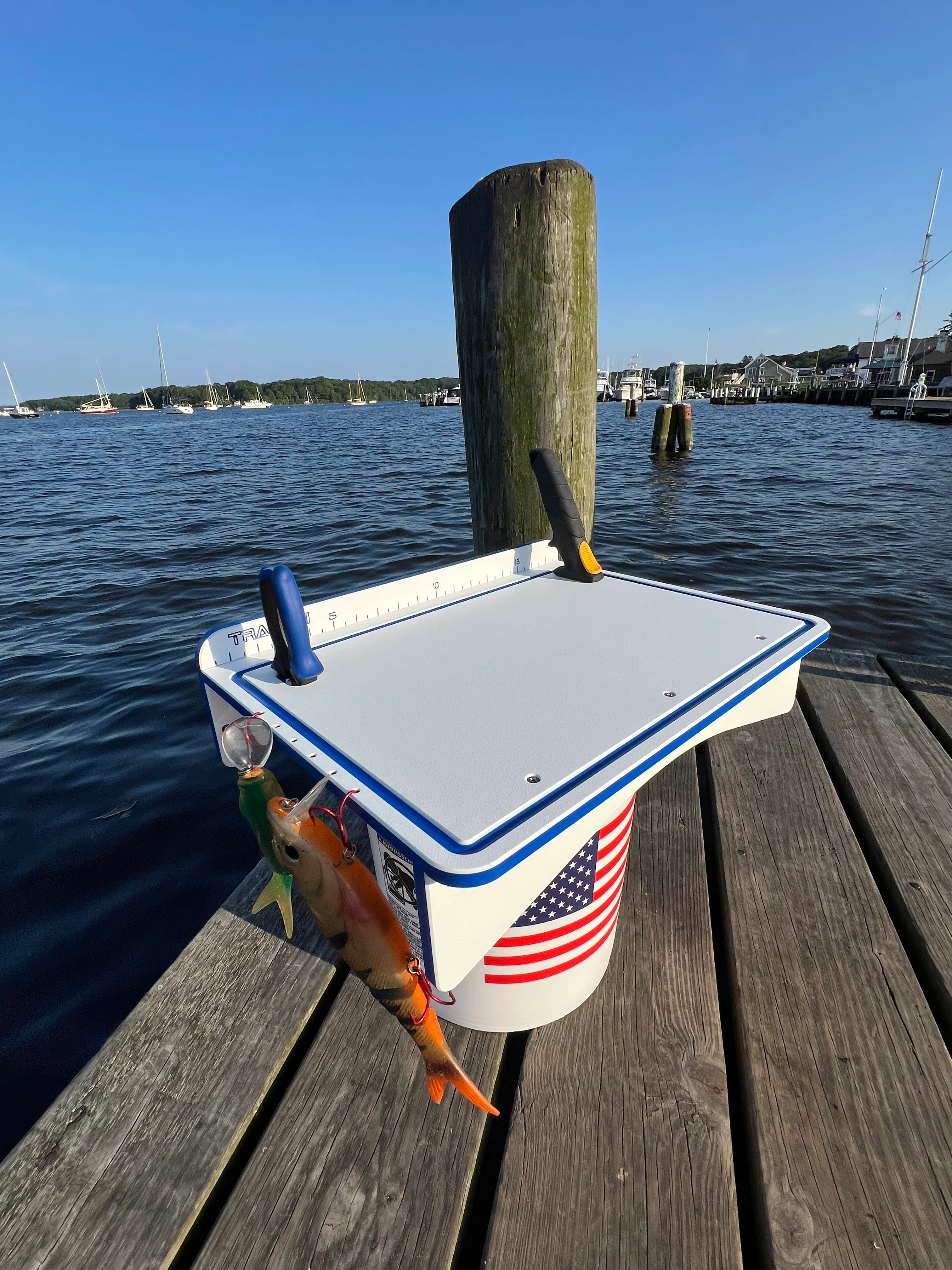 Made in the USA | Premium Single Bucket Raised 18" Fillet Table and Cutting Board - Image 25