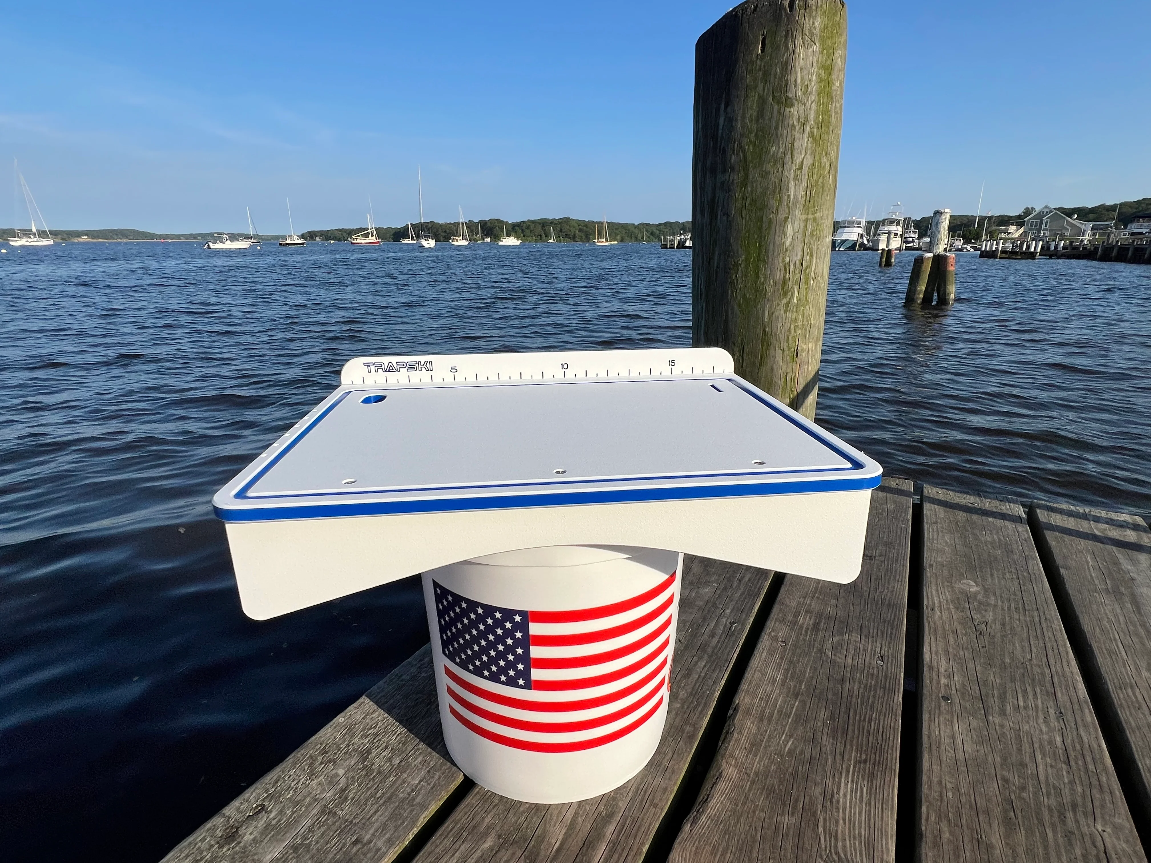 Made in the USA | Premium Single Bucket Raised 18" Fillet Table and Cutting Board - Image 6