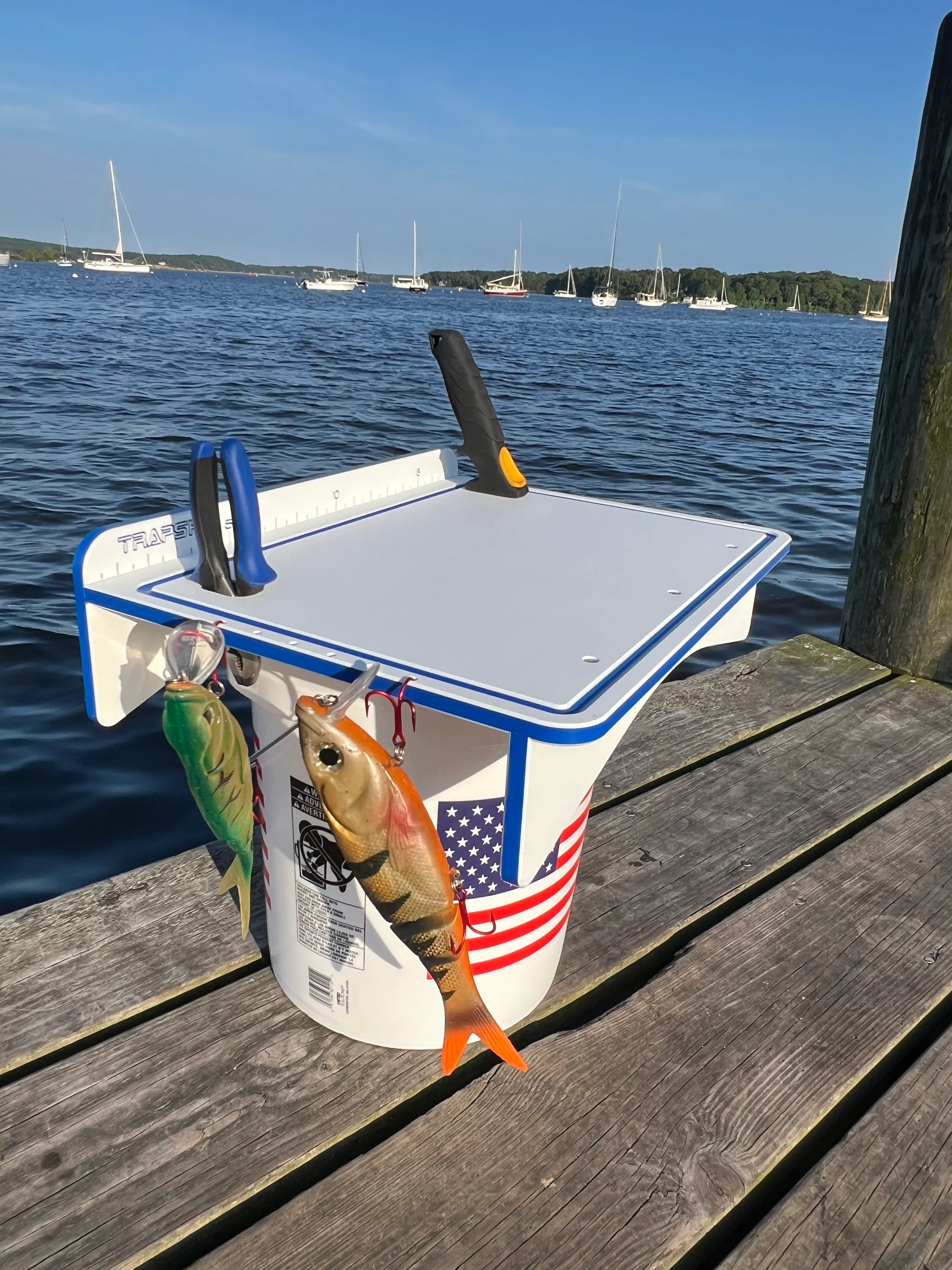 Made in the USA | Premium Single Bucket Raised 18" Fillet Table and Cutting Board - Image 9