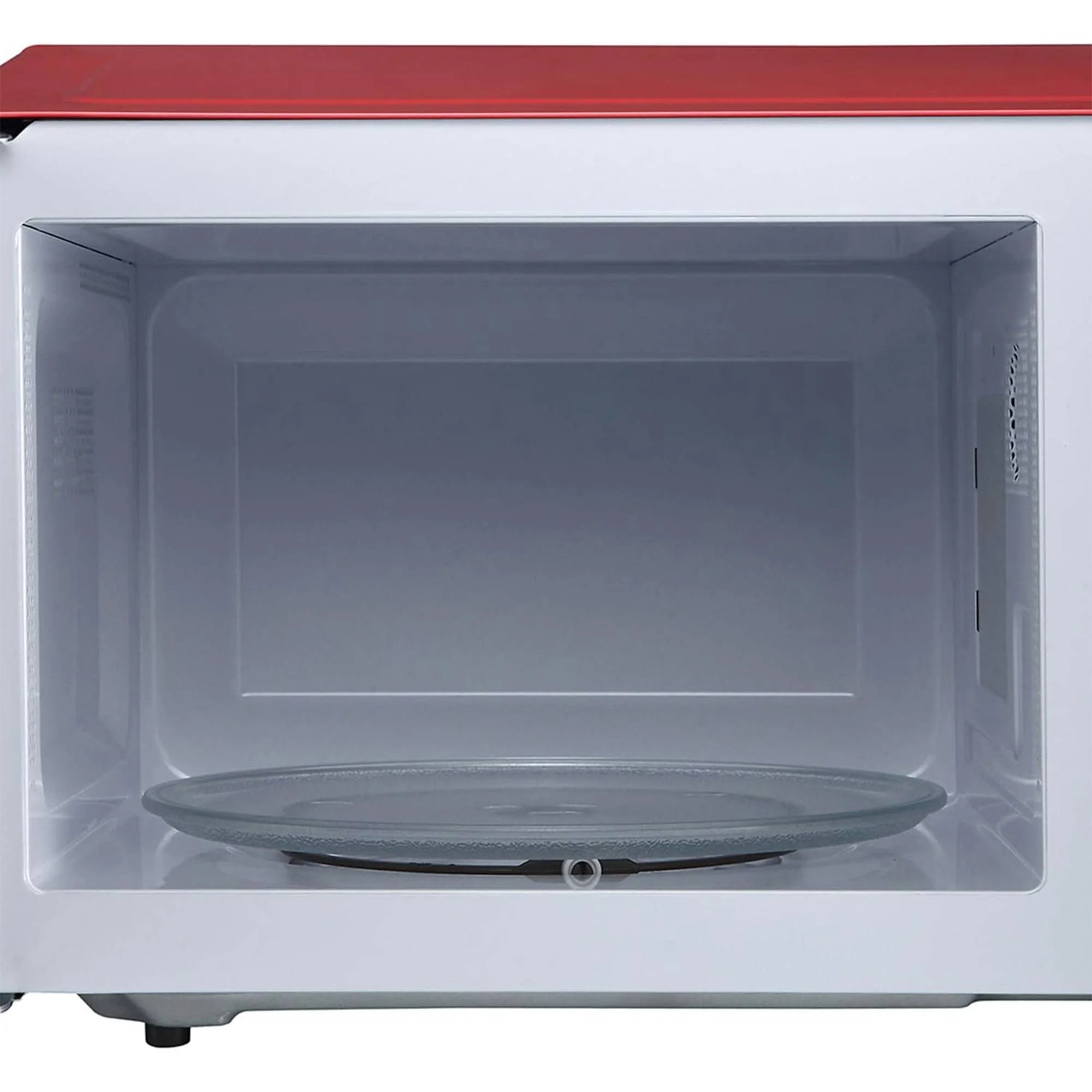 Magic Chef 0.9 Cubic Feet 900W Small Stainless Countertop Microwave Oven, Red - Image 8