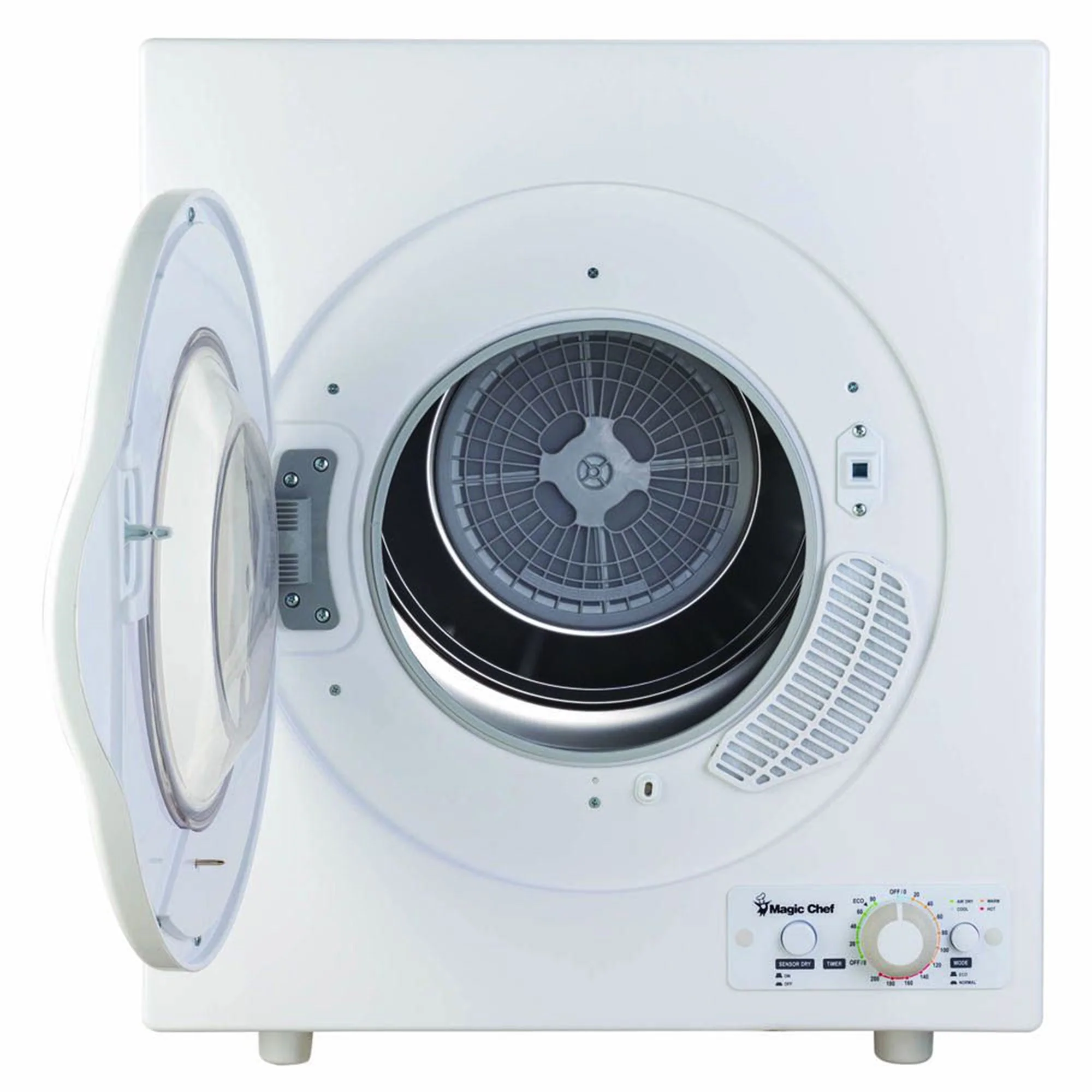 Magic Chef 3.5 Cubic Feet Compact Electric Clothes Dryer w/ Sensor and Timed Dry - Image 3