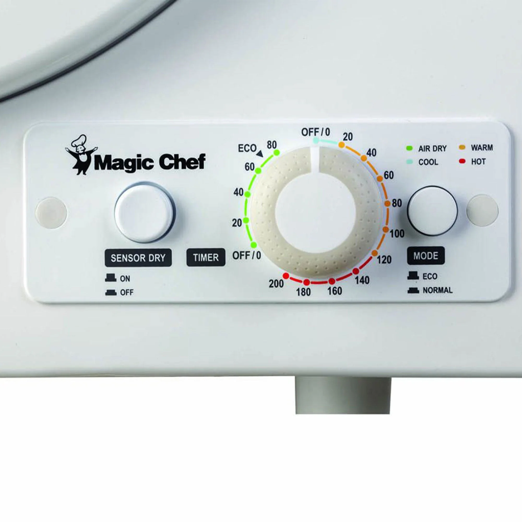 Magic Chef 3.5 Cubic Feet Compact Electric Clothes Dryer w/ Sensor and Timed Dry - Image 5
