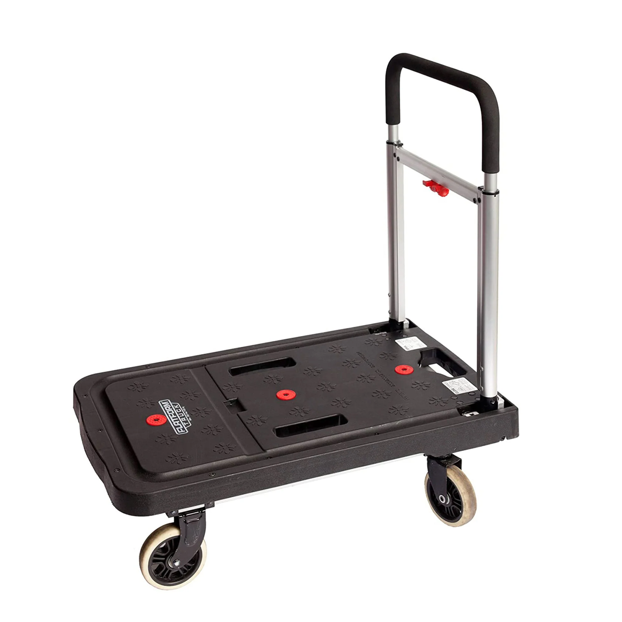 Magna Cart FF 4 Wheel Folding Platform Transport Cart Supports 300 lbs (4 Pack) - Image 3