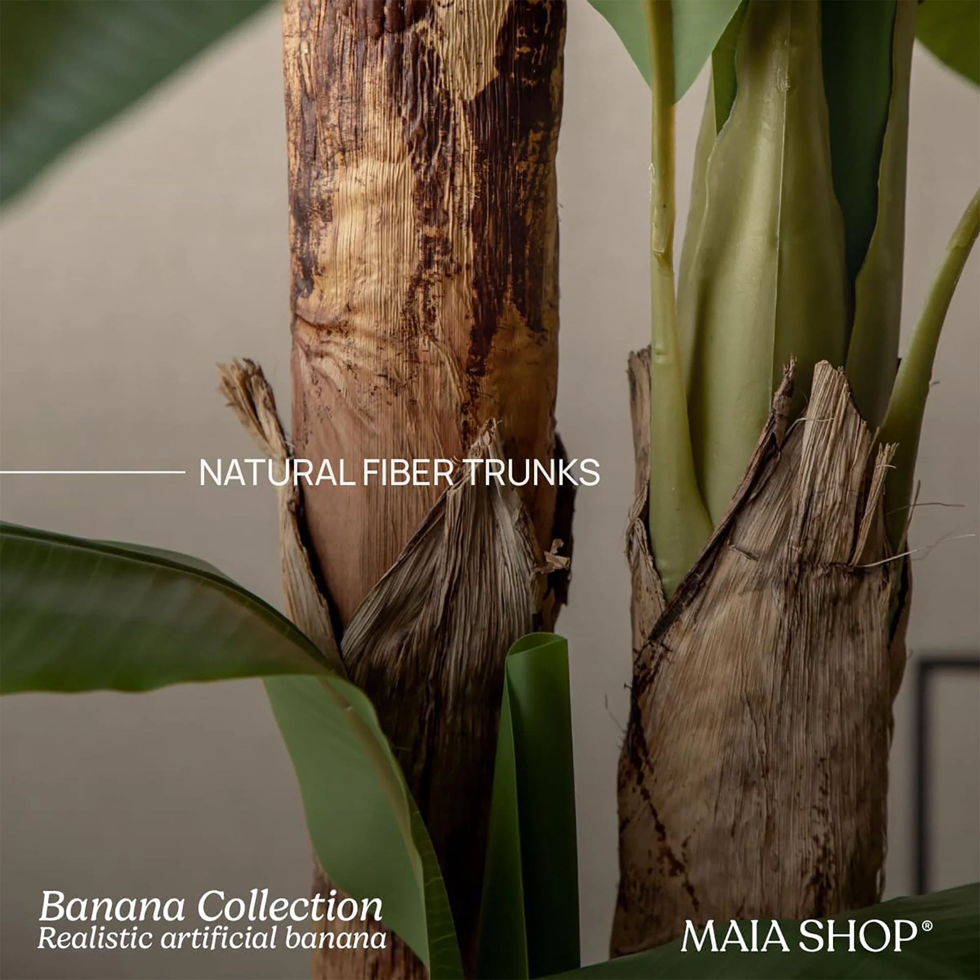 Maia Shop Artificial Banana Tree 6 Feet Tall Tropical Home Decoration, 71 Inches - Image 8