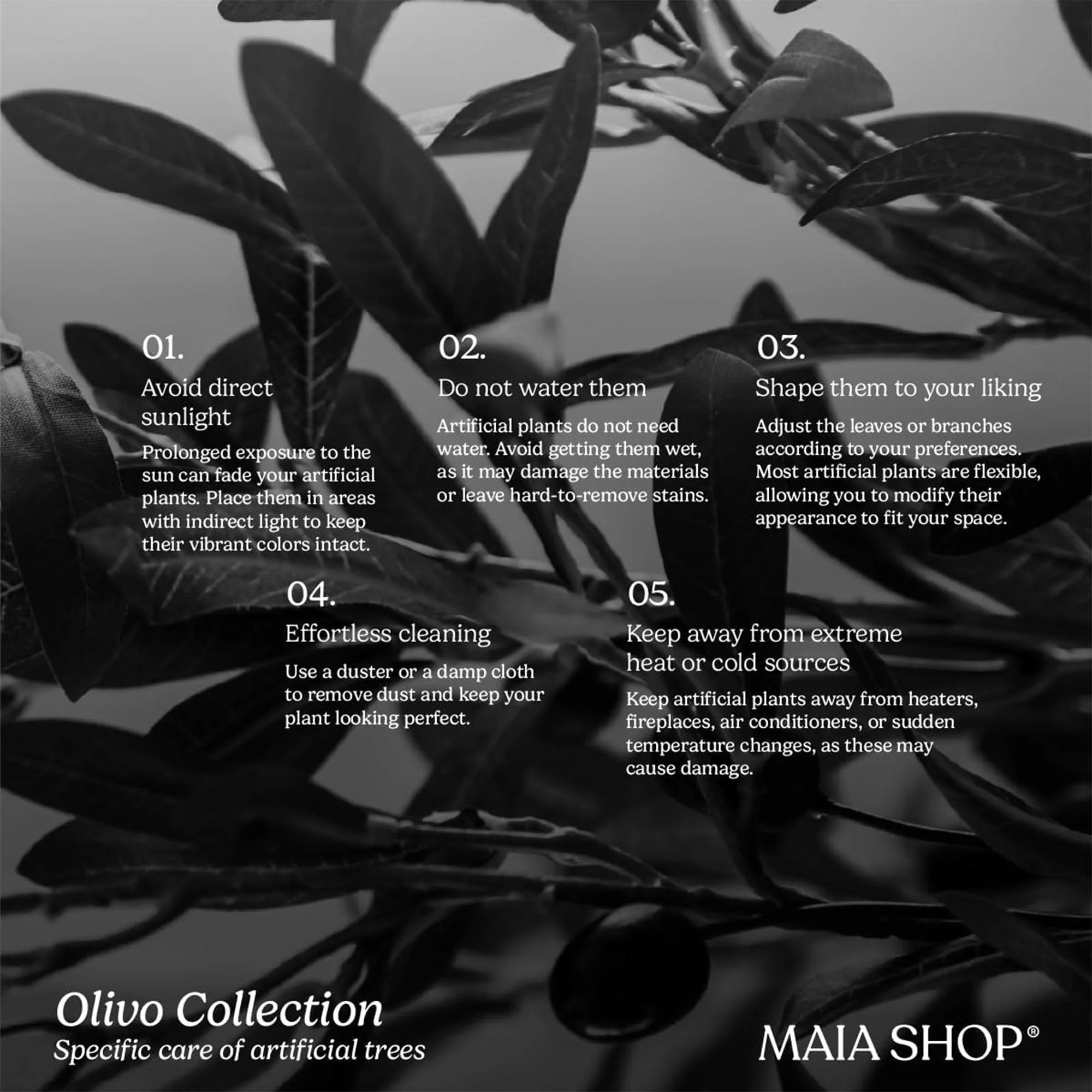 Maia Shop Artificial Olive Tree 5 Feet Tall Potted Home Decoration, 60 Inches - Image 7
