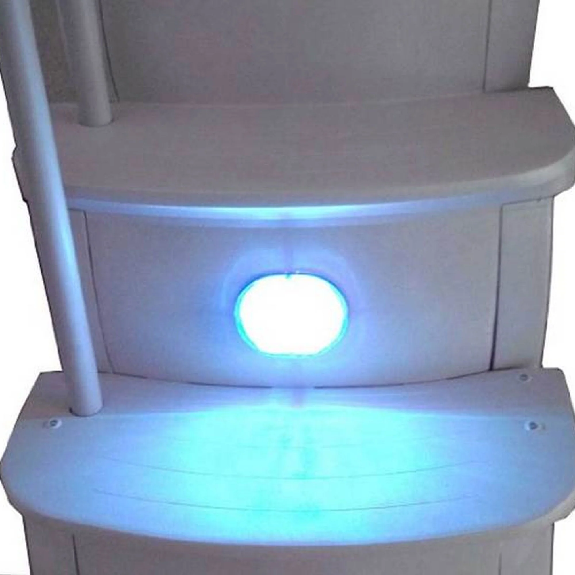 Main Access 200100T Above Ground Pool Ladder Steps w/ Pad + 2 Weights + LED Lite - Image 10