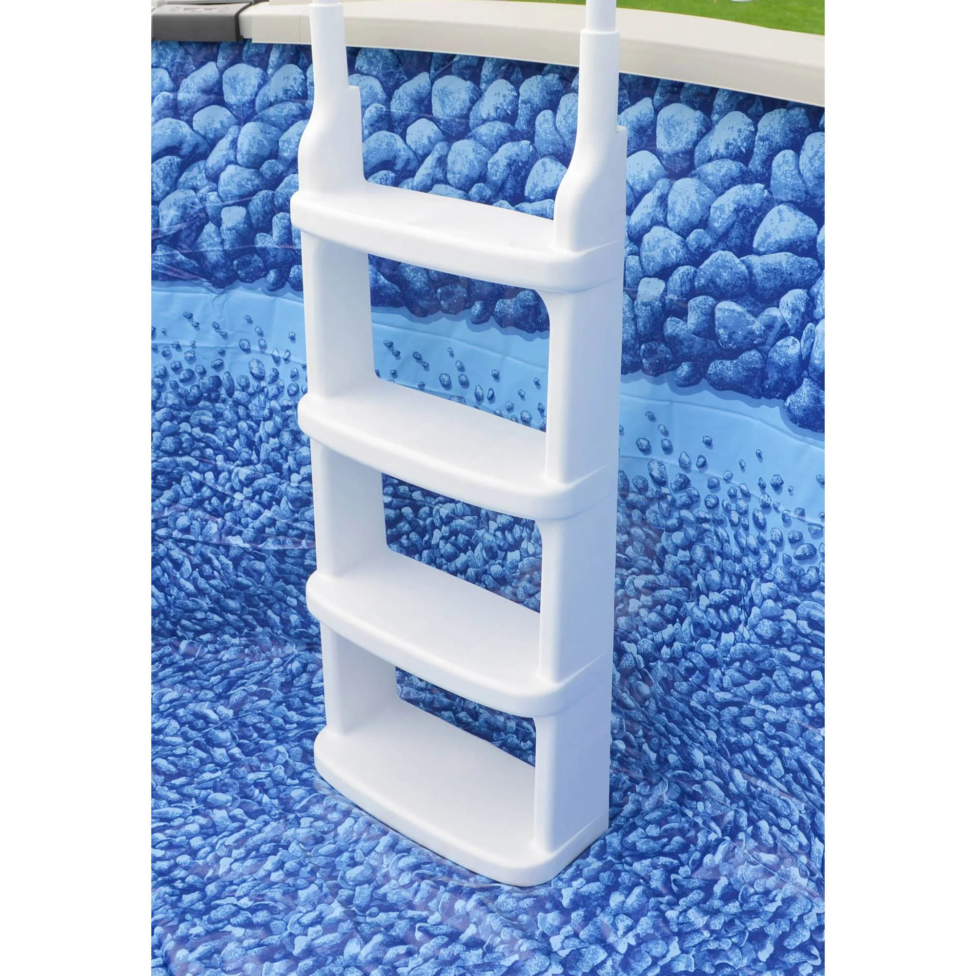 Main Access 200200 Easy Incline Above Ground In-Pool Pool 24" Ladder w/ Mat - Image 6