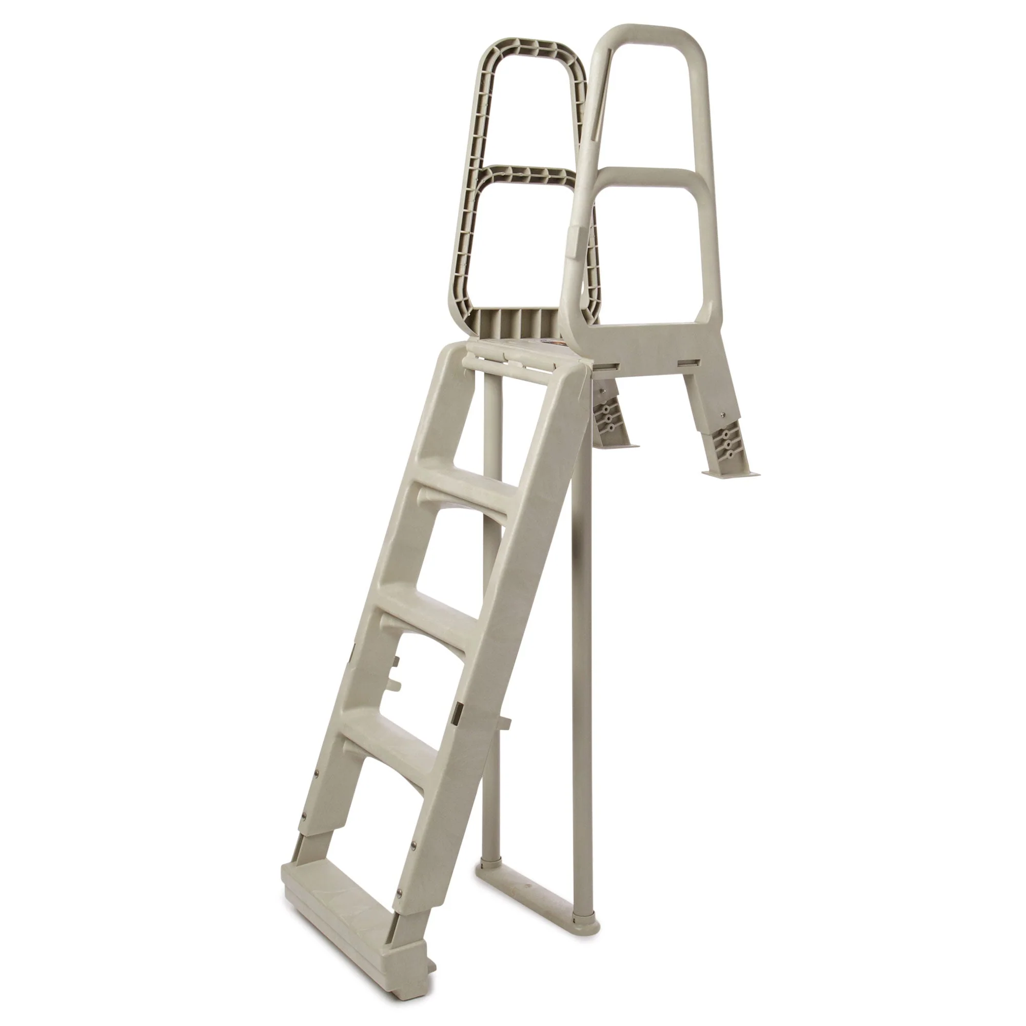 Main Access Large Pool Step Ladder, Gray + Main Access Swim Pool Ladder, Taupe - Image 3
