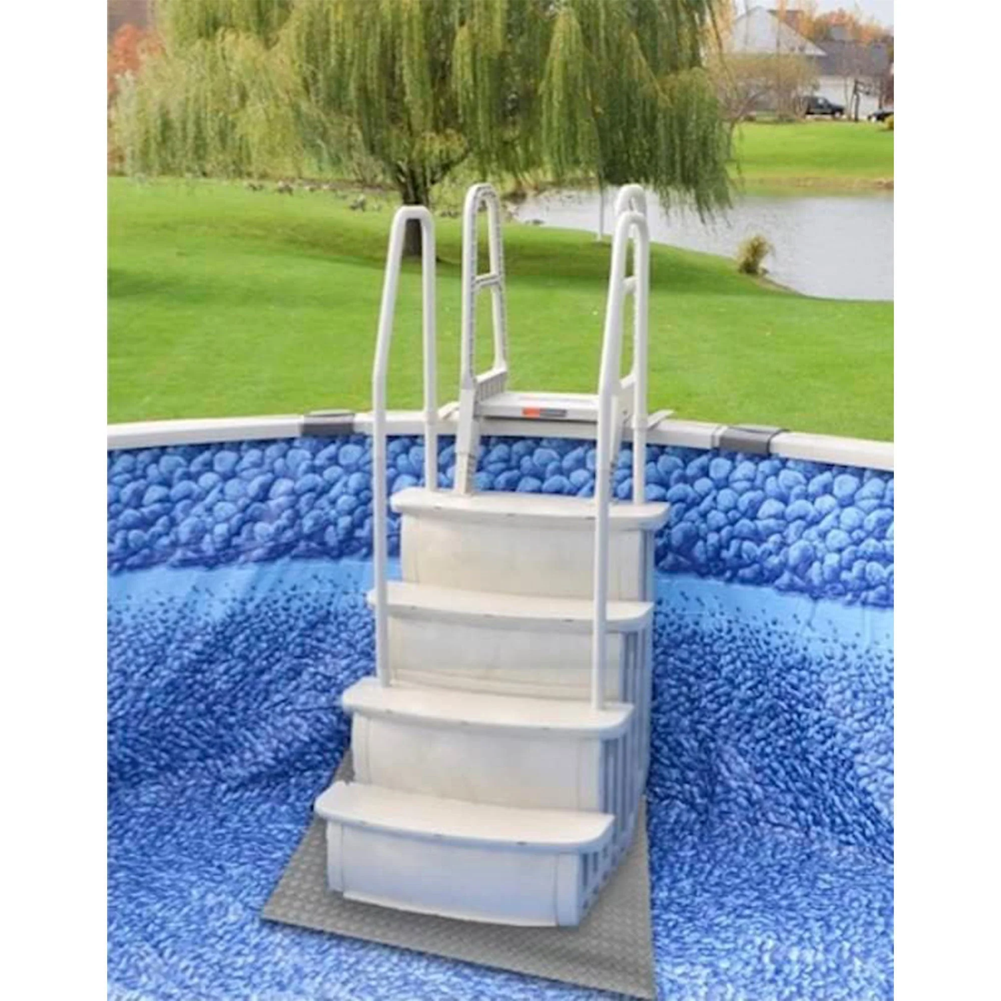 Main Access Large Step Ladder Guard Mat with Smart Step Swimming Pool Entrance - Image 10