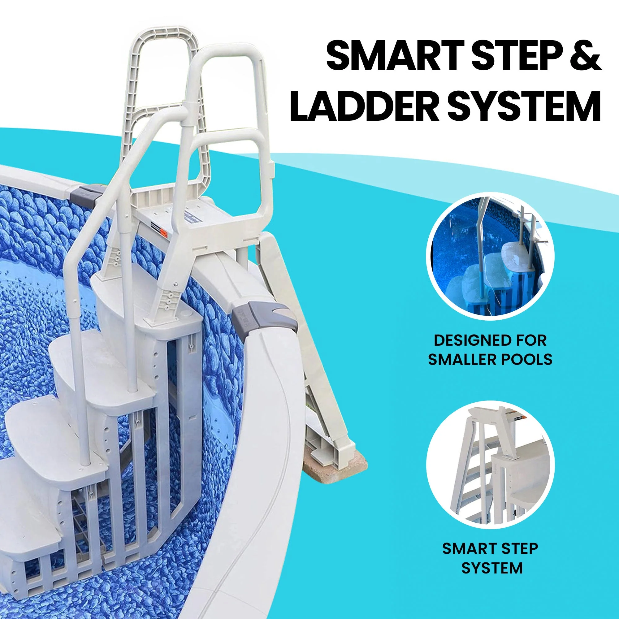 Main Access Large Step Ladder Guard Mat with Smart Step Swimming Pool Entrance - Image 6