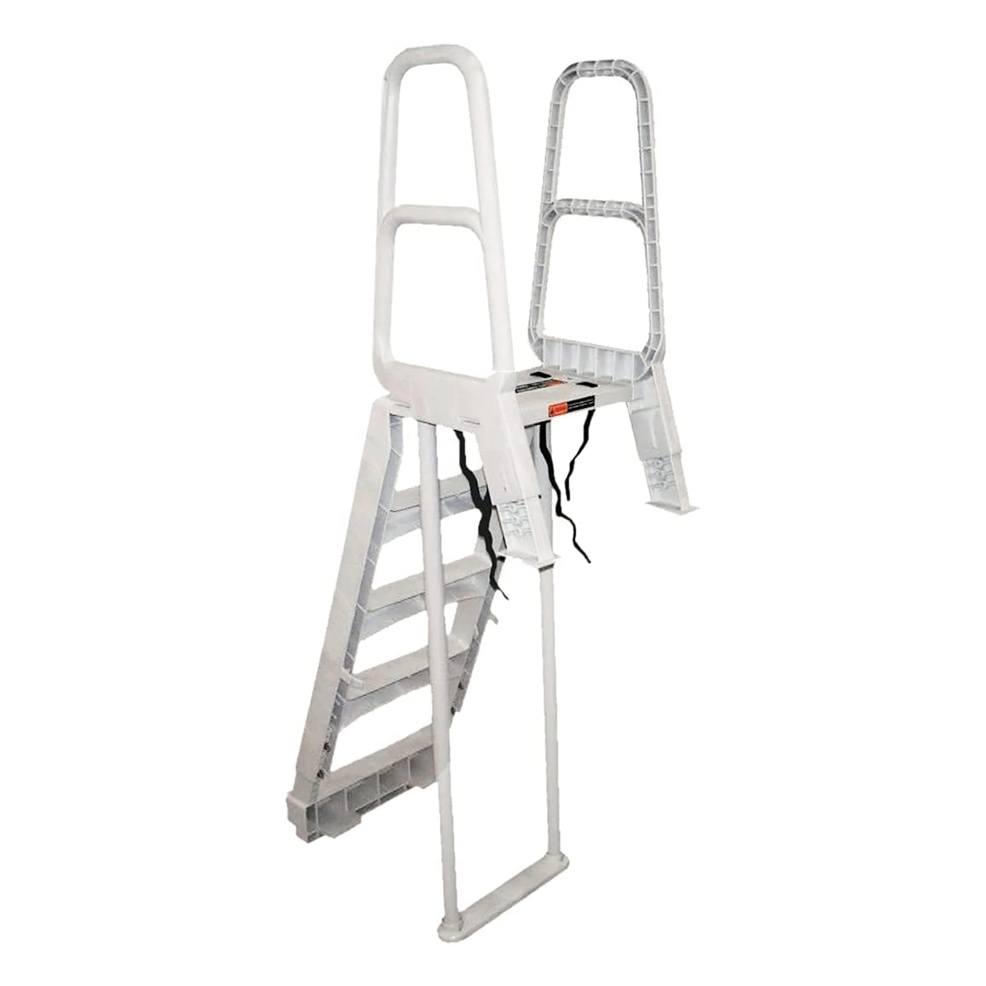 Main Access Smart Choice Incline Outside Above Ground Swim Pool Ladder, Taupe - Image 3