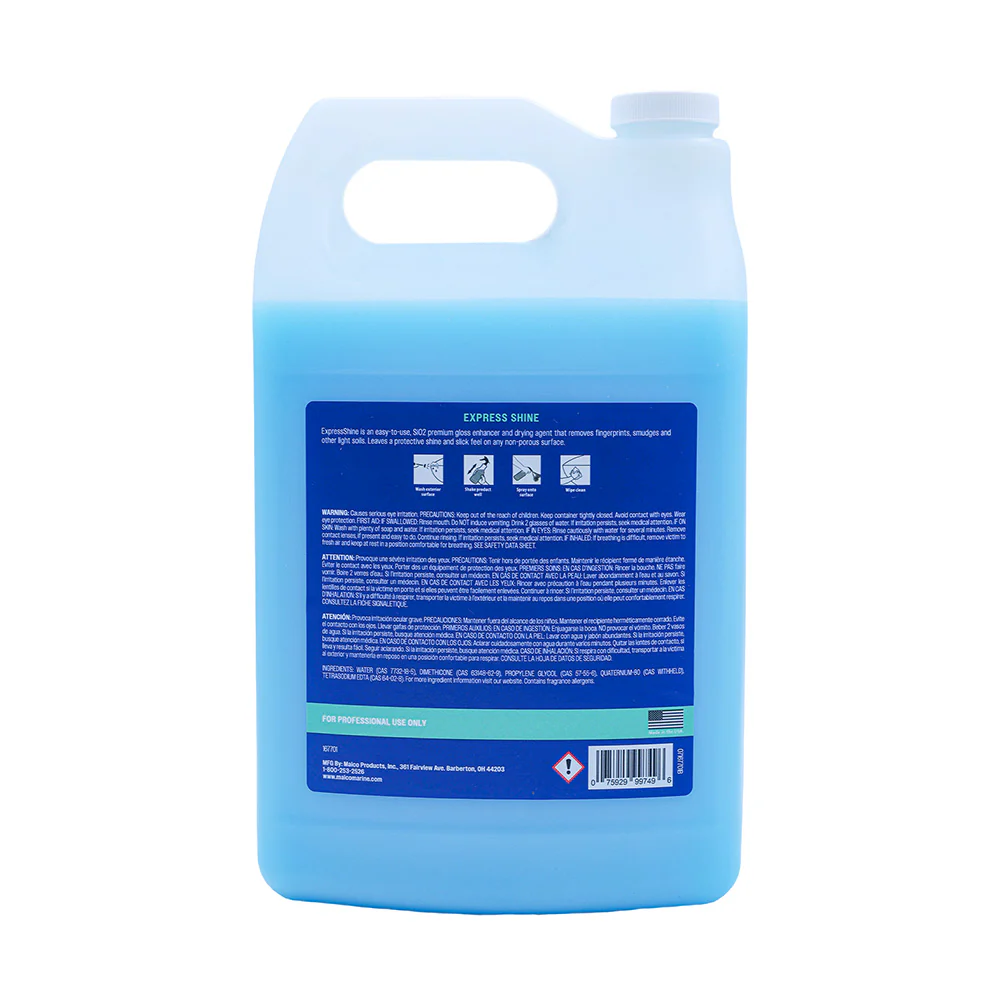 Malco Express Shine SiO2 Detail Spray - 1 Gallon - Image 2