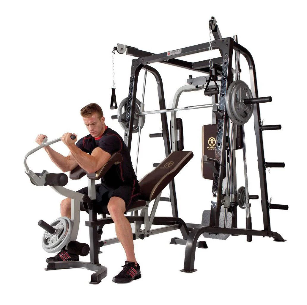 Marcy Deluxe Diamond Elite Smith Cage Workout Machine Total Body Gym | MD-9010G - Image 5