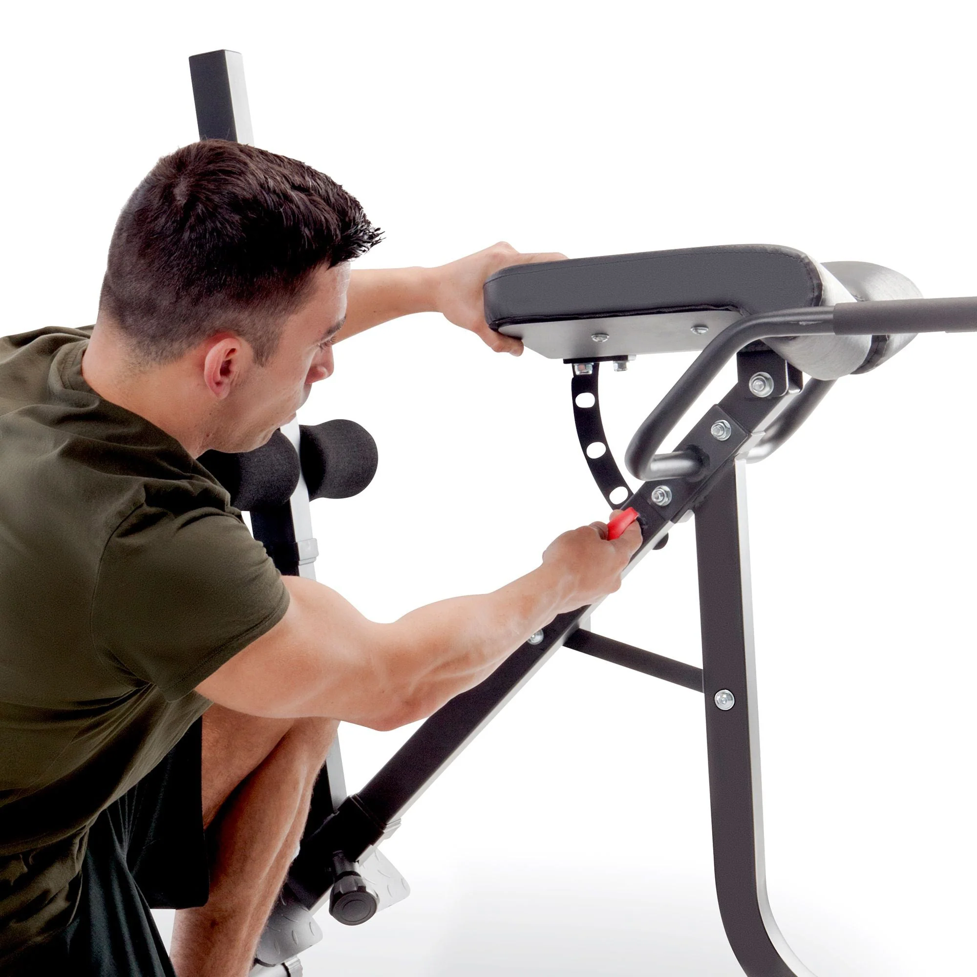 Marcy Pro JD-5481 Deluxe Steel Frame Hyper Extension Bench for Racks & Home Gyms - Image 11