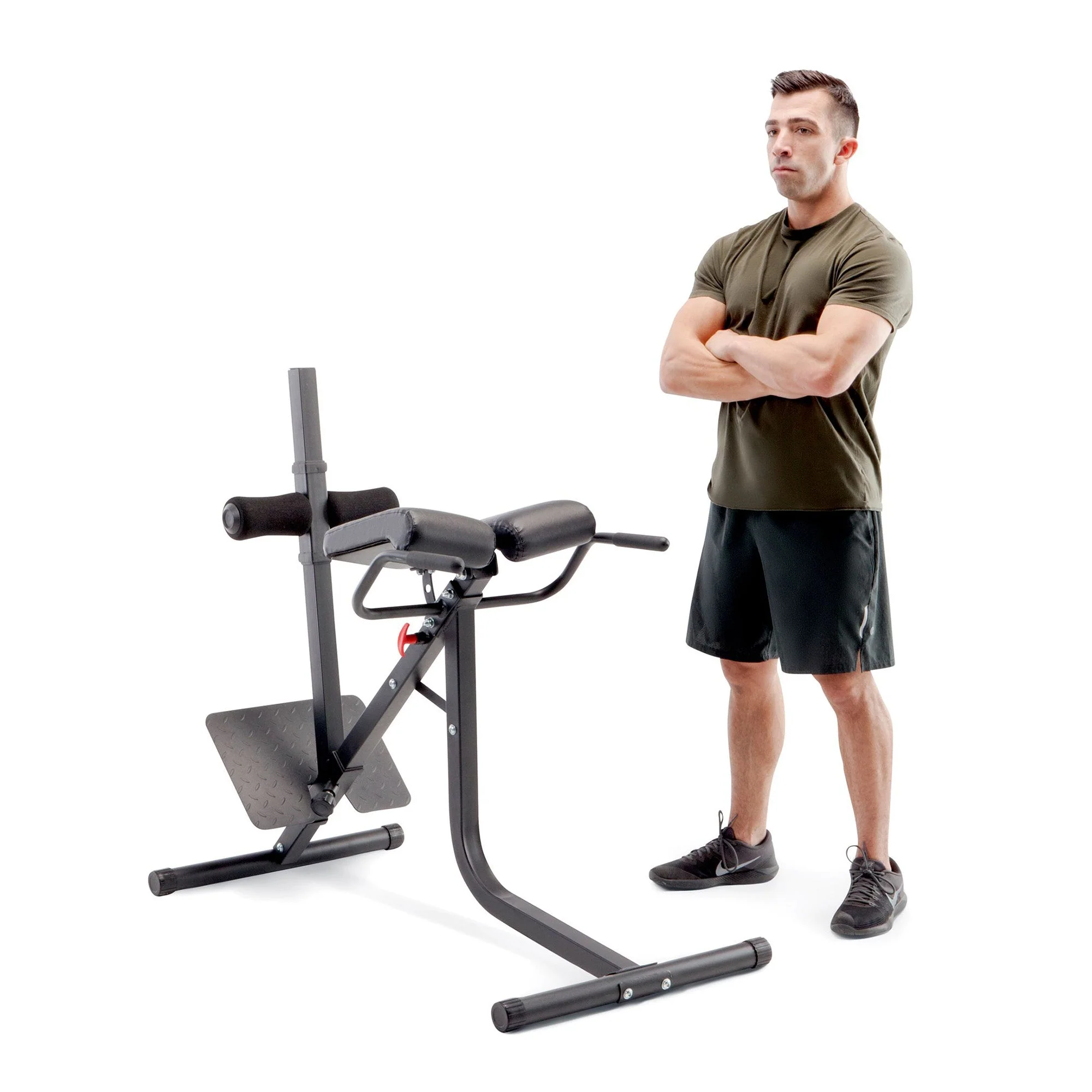 Marcy Pro JD-5481 Deluxe Steel Frame Hyper Extension Bench for Racks & Home Gyms - Image 6