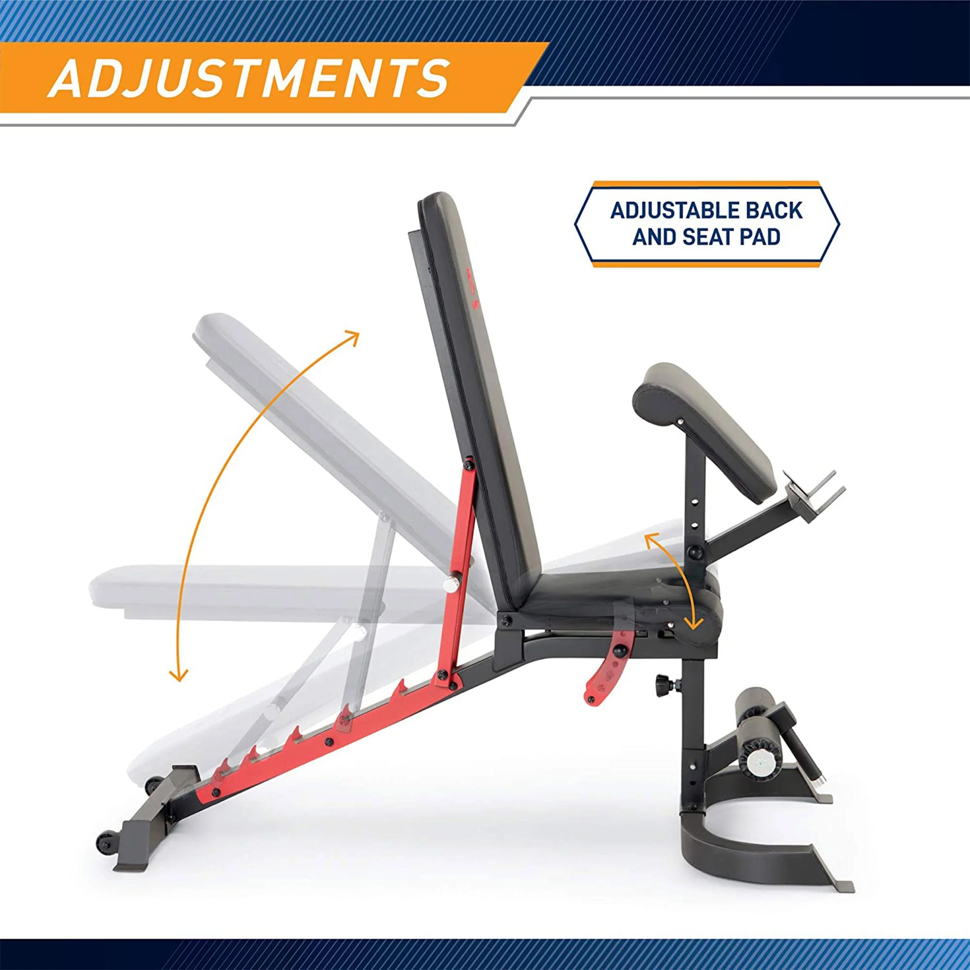 Marcy SM-7409 Smith Machine Cage Multi Purpose Home Gym Training System, White - Image 2