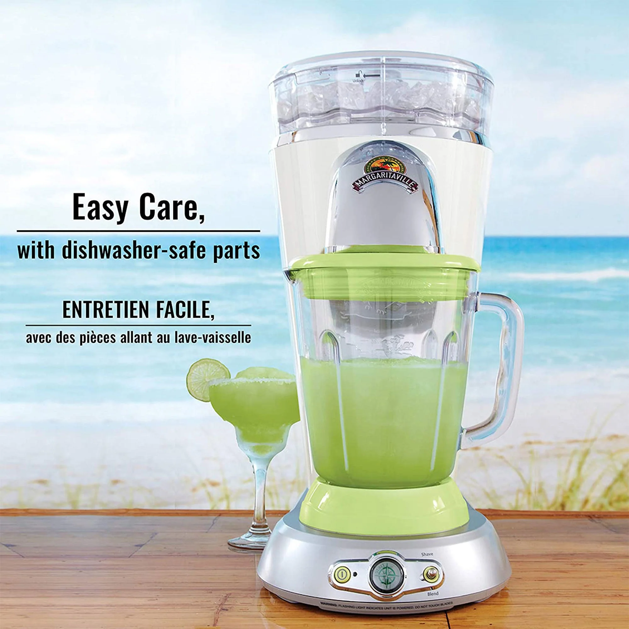 Margaritaville Bahamas 36 Ounce Shaved Ice Concoction Maker with Dual Motor - Image 3