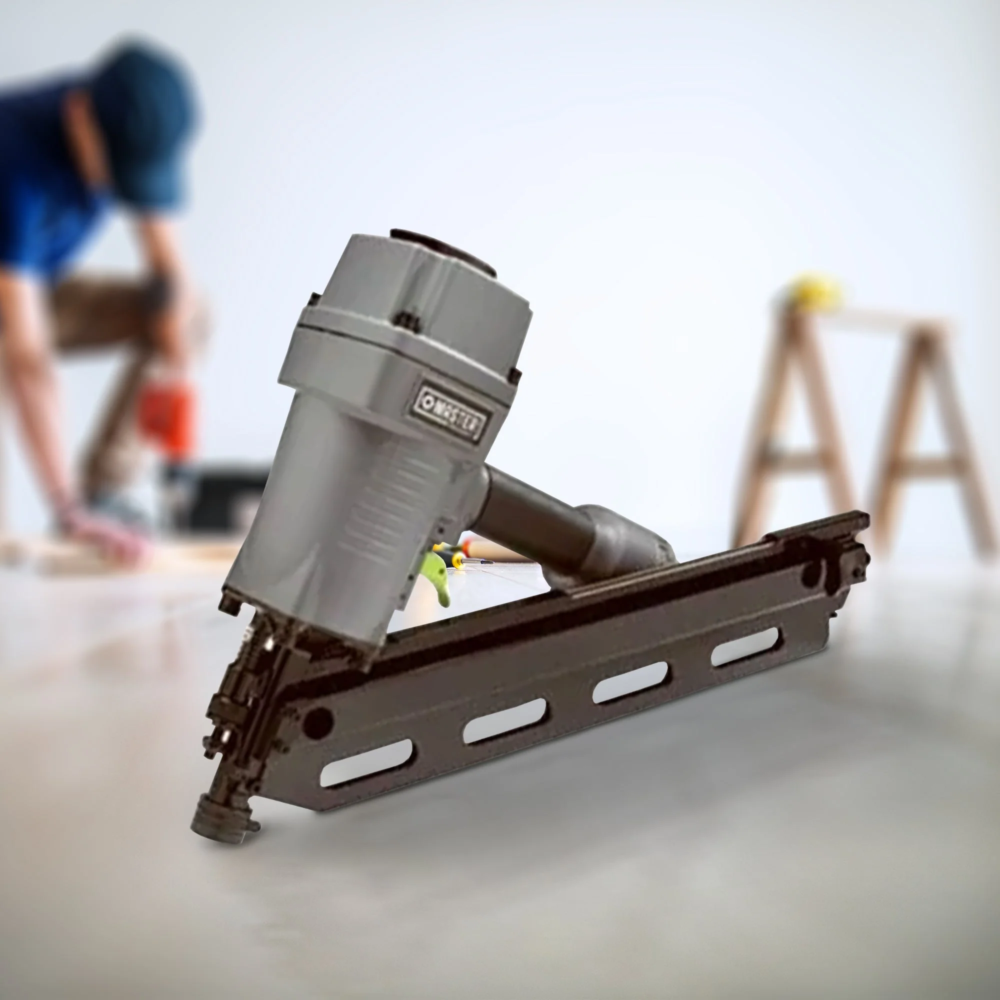 Master Mechanic Pneumatic 34 Degree Clipped Head Paper Collated Framing Nailer - Image 4