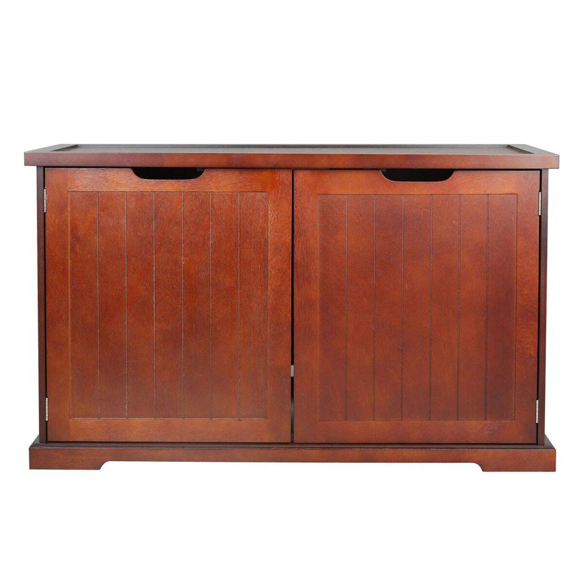 Merry Products Cat Washroom Storage Bench Boxes with Removable Partition Wall - Image 6