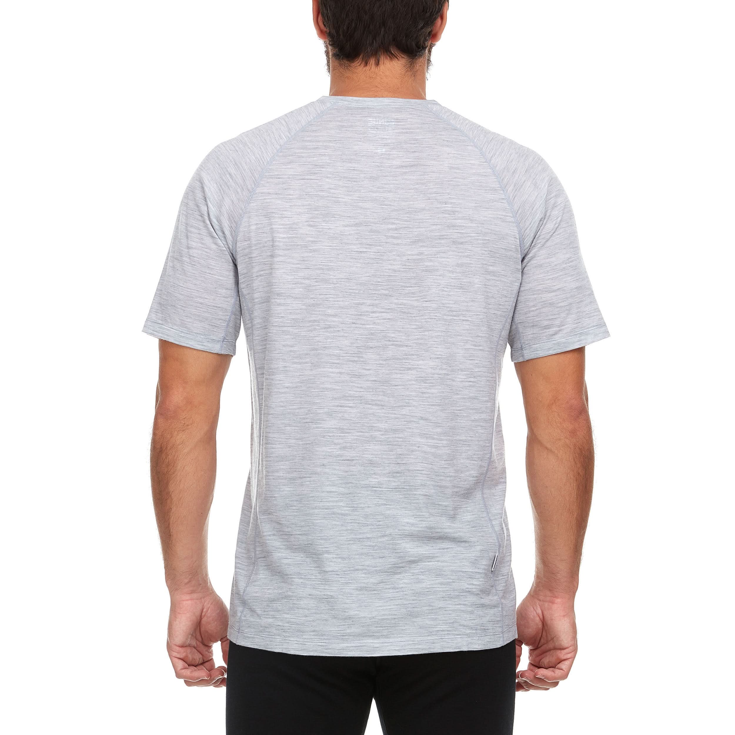 Men's Merino Wool V-Neck T-Shirt - Microweight - Image 7