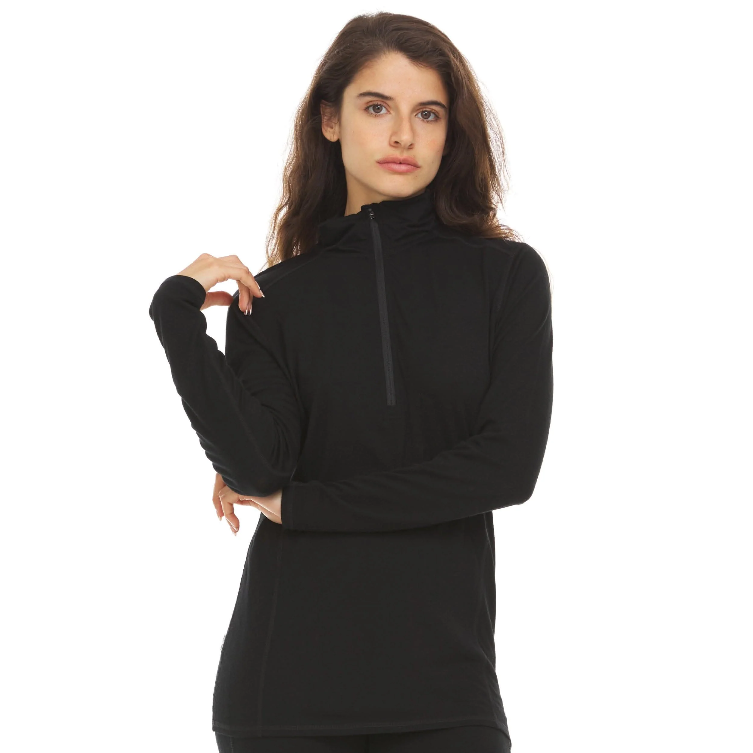 Microweight Women's Wool 1/4-Zip - Woolverino - Image 4
