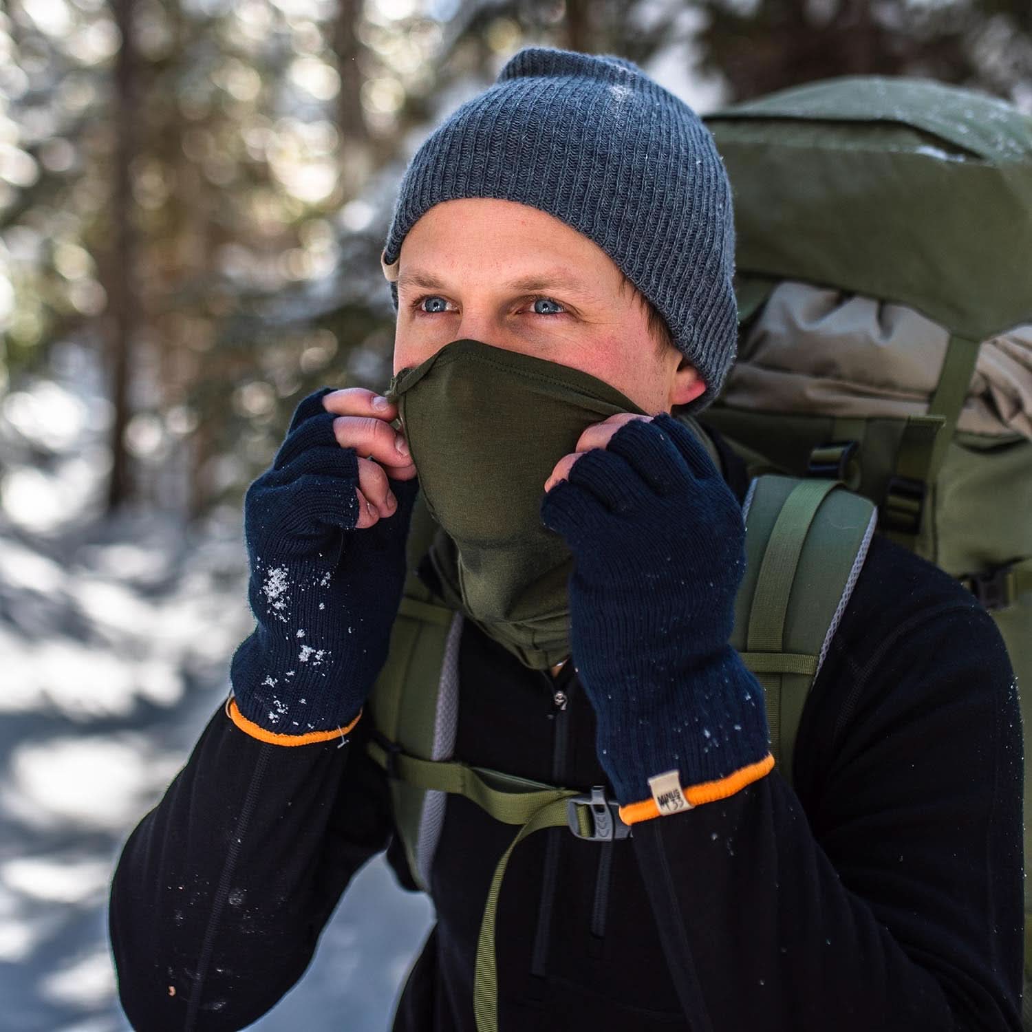 Microweight Wool Neck Gaiter Multiclava - Woolverino - Image 21