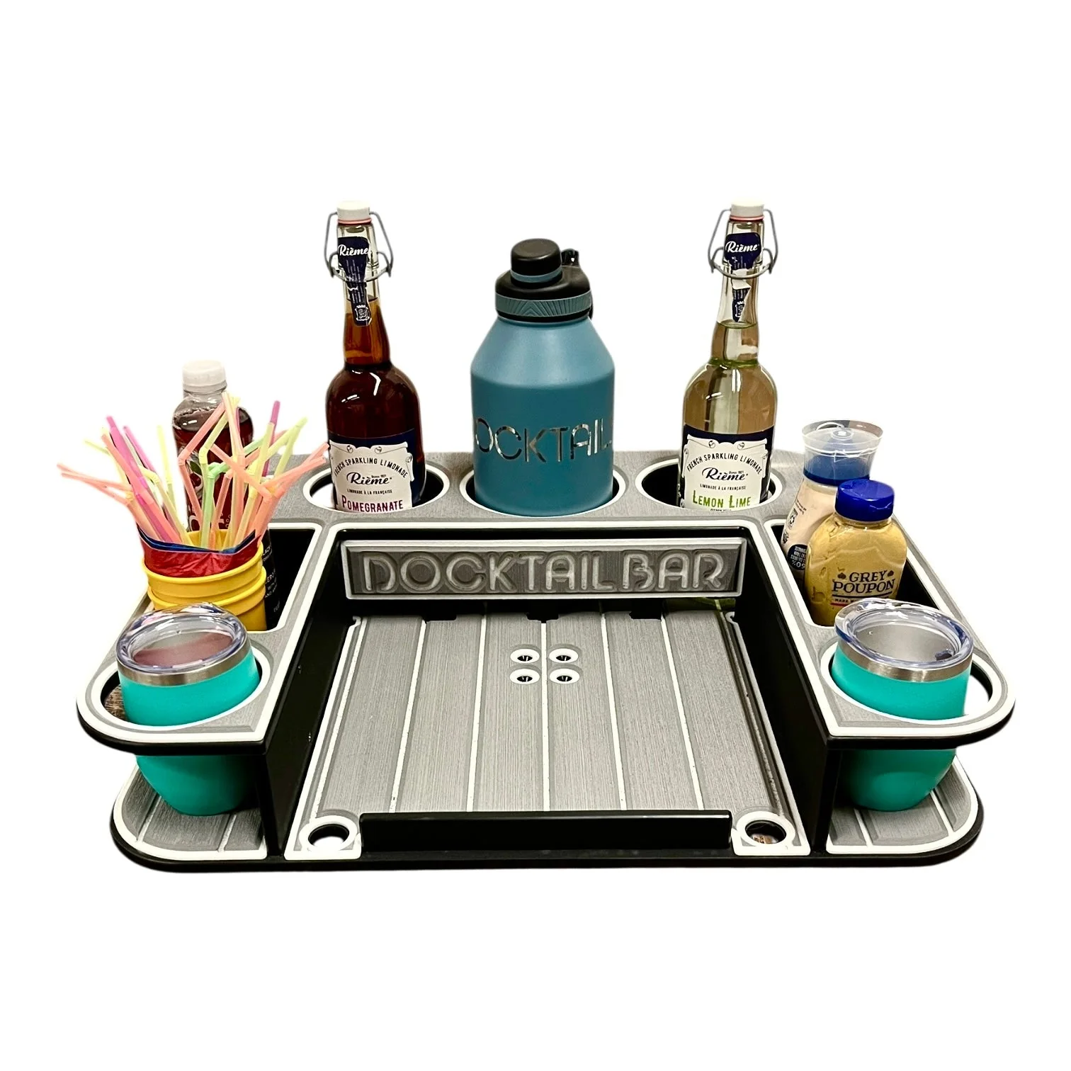 Midnight Series - Docktail Butler Boat Table - Choose Your Mount, Color & Custom Name - Image 9