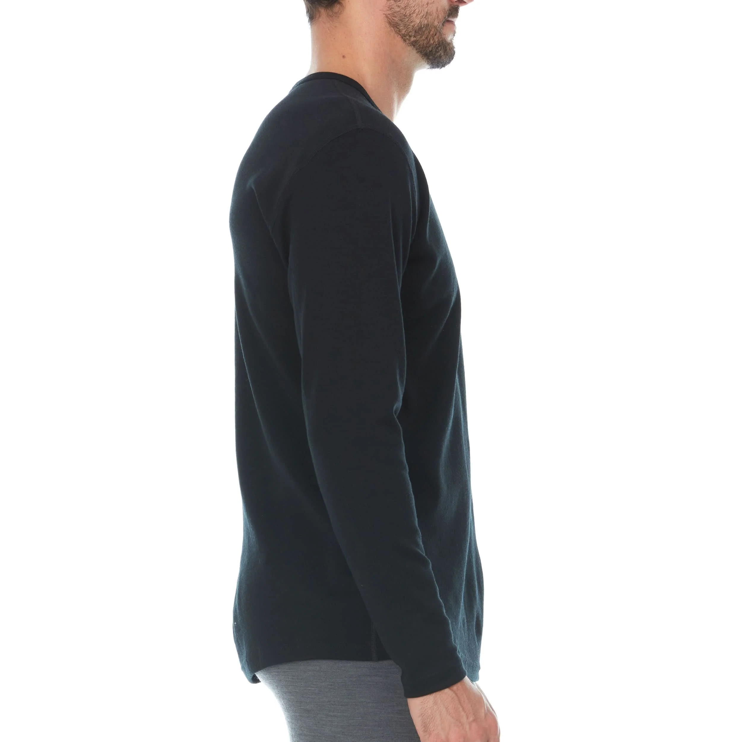Men's Wool Thermal Top Midweight Base Layer - 100% Merino Wool - Image 19