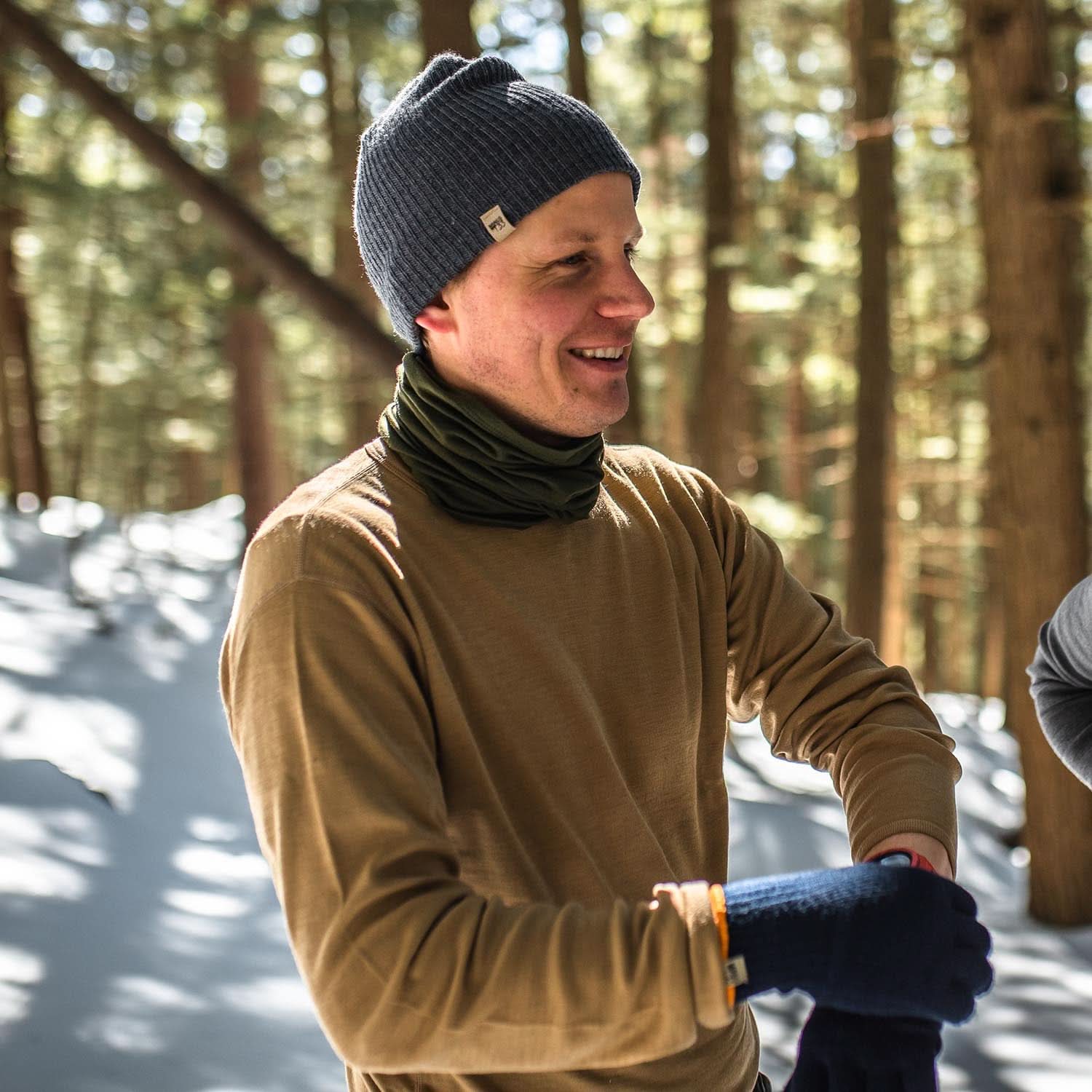 Men's Wool Thermal Top Midweight Base Layer - 100% Merino Wool - Image 24