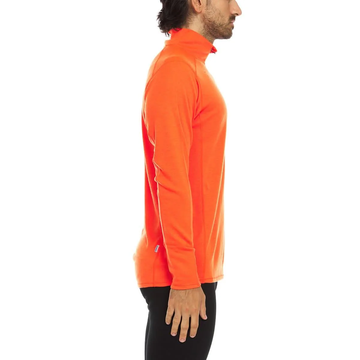 Midweight Men's Wool 1/4 Zip - 100% Merino Wool - Image 25