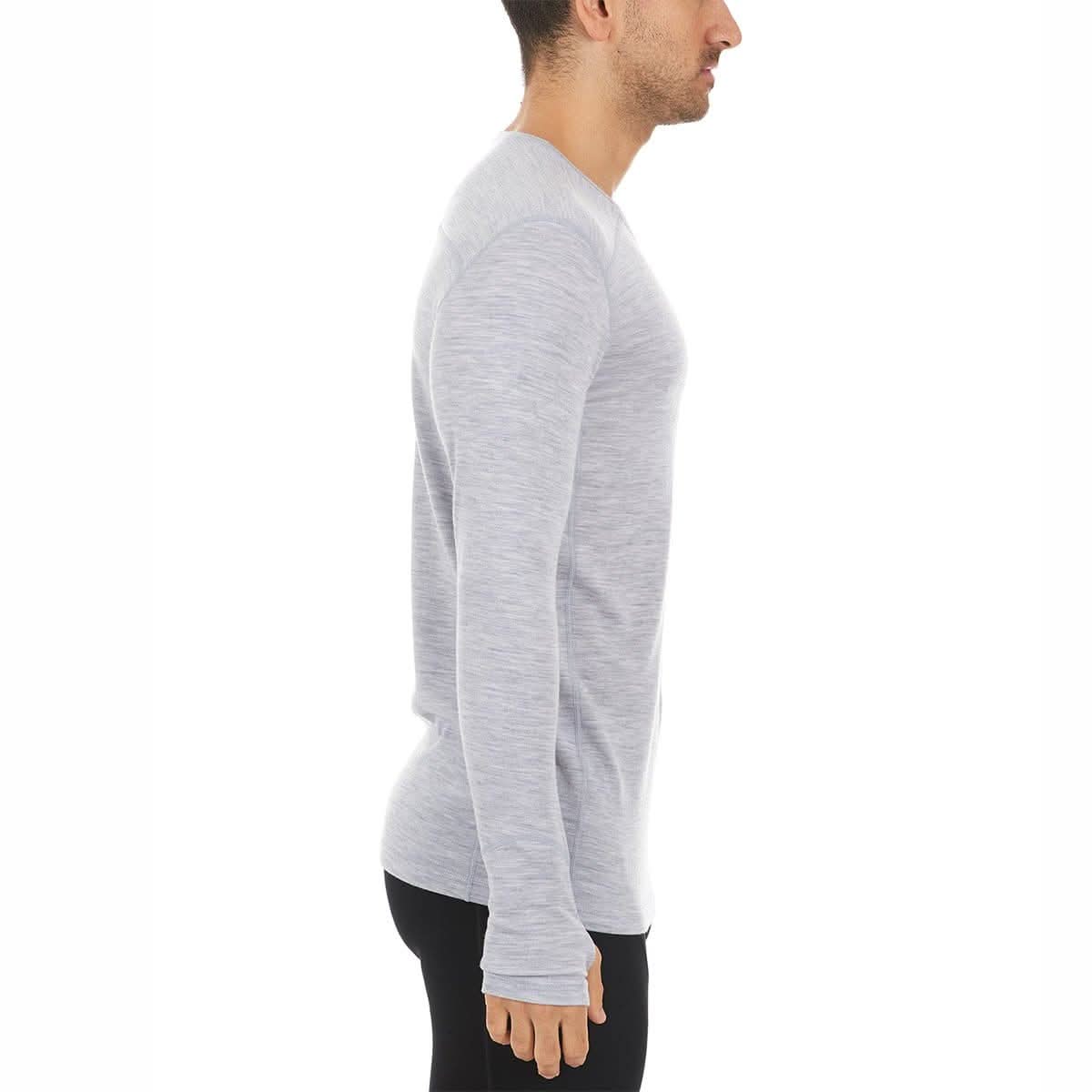 Midweight - Men's Wool Long Sleeve Crew Woolverino - Image 8