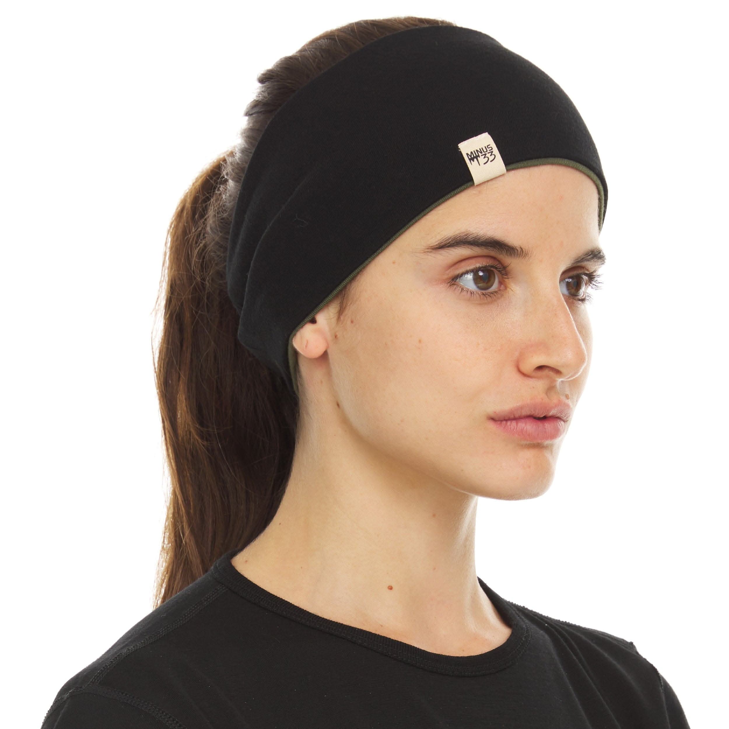 Midweight Reversible Wool Headband - 100% Merino Wool - Image 2
