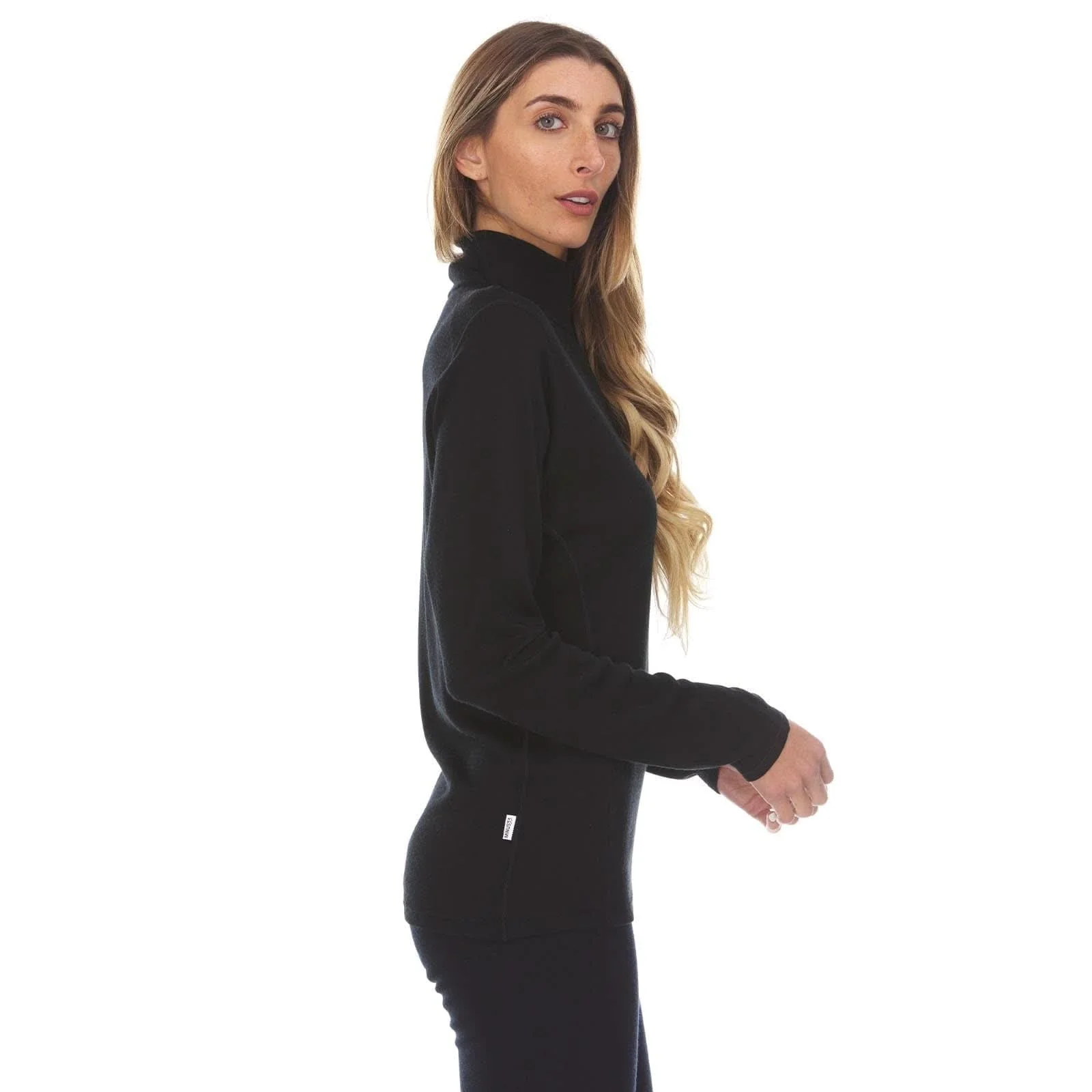 Midweight Women's Wool 1/4 Zip - 100% Merino Wool - Image 43